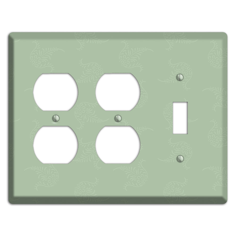 Sage Cartouche 2 Duplex / Toggle Wallplate