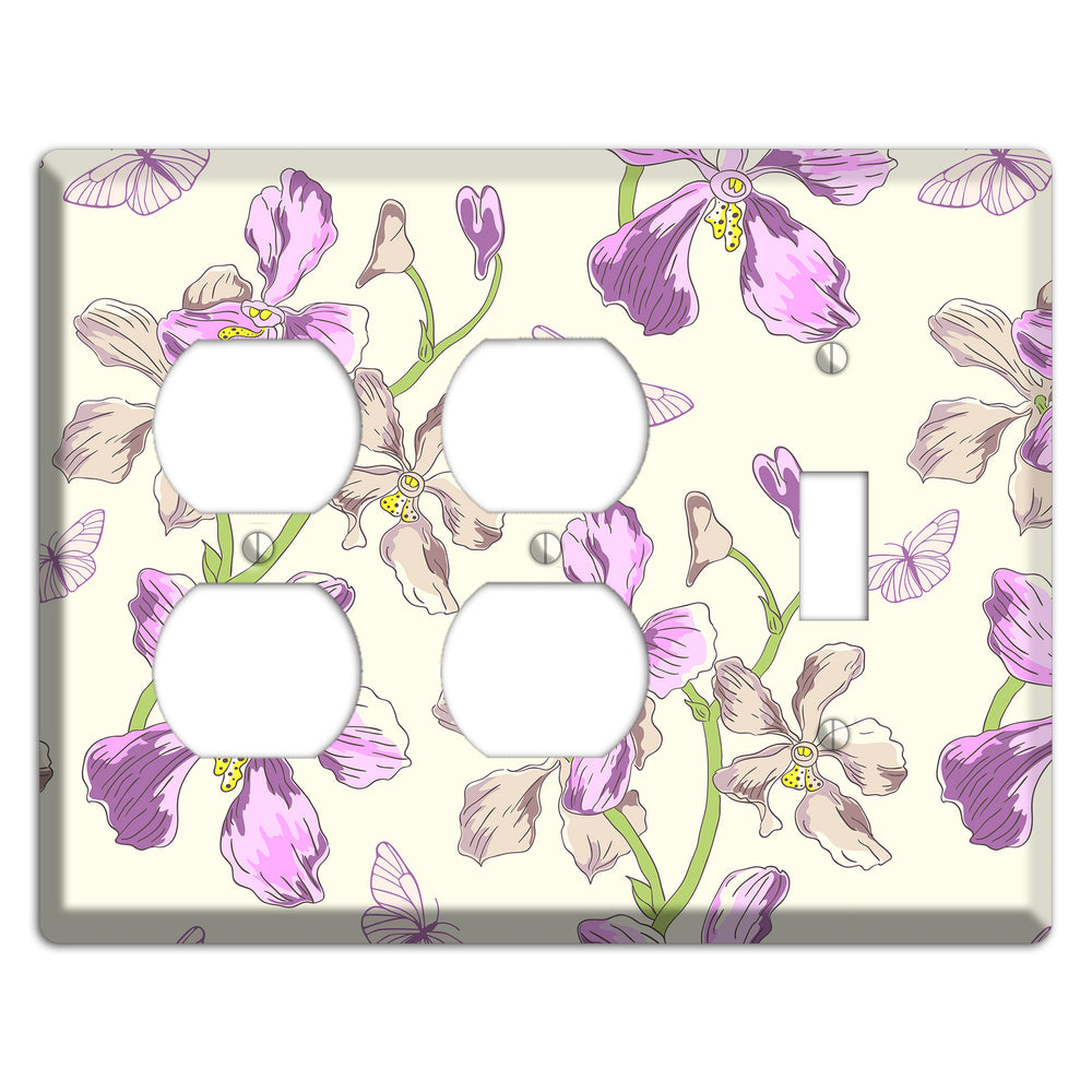 Orchid 2 Duplex / Toggle Wallplate