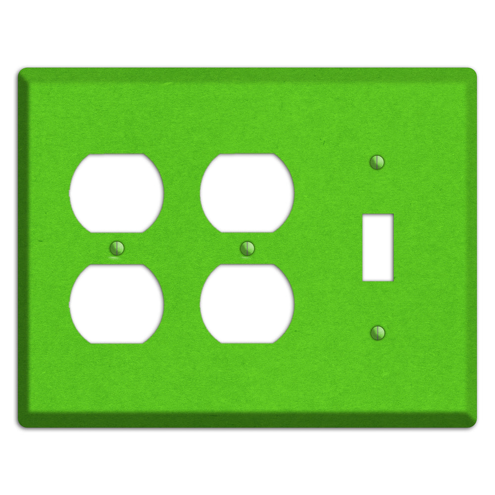 Kelly Green Kraft 2 Duplex / Toggle Wallplate