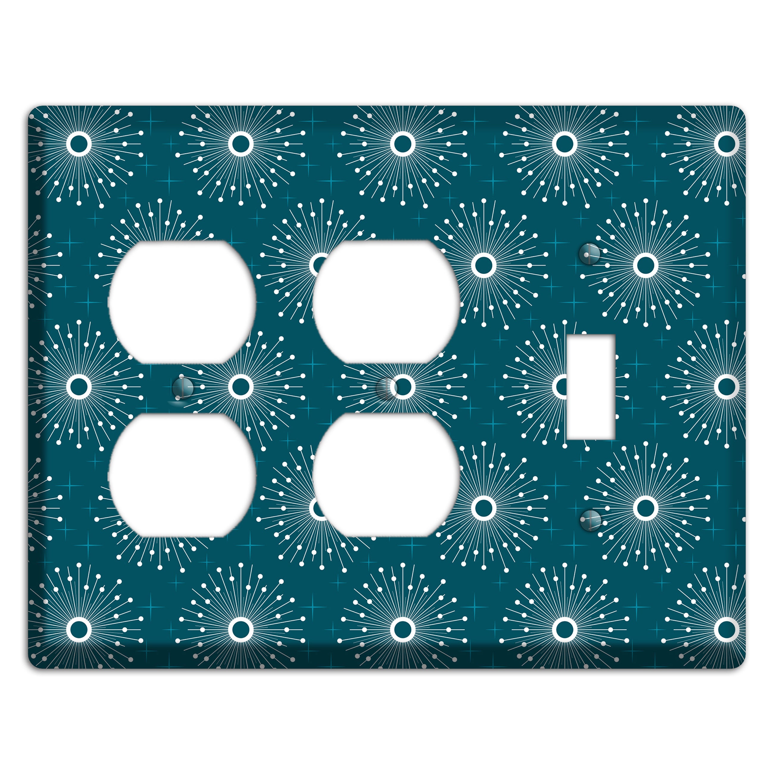 Star Burst 2 Duplex / Toggle Wallplate