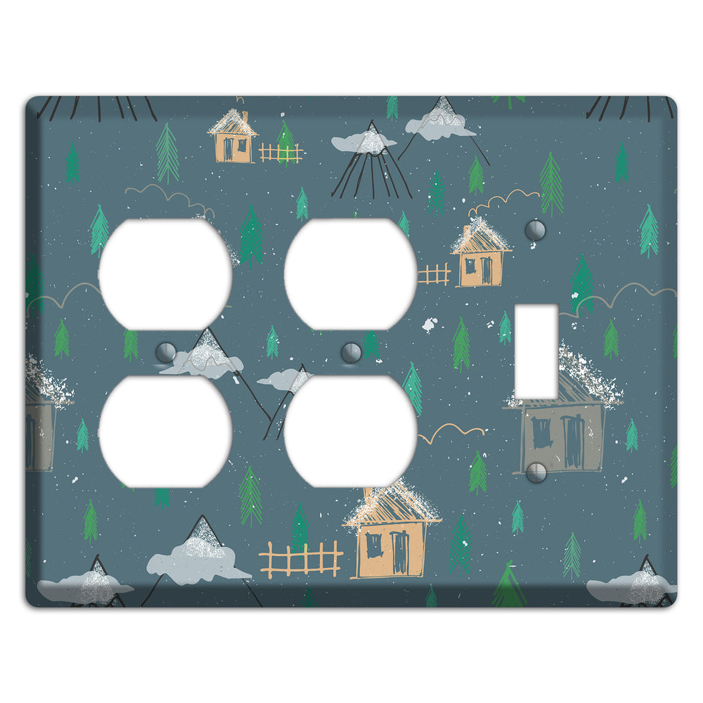Wildlife Neighborhoods 1 2 Duplex / Toggle Wallplate