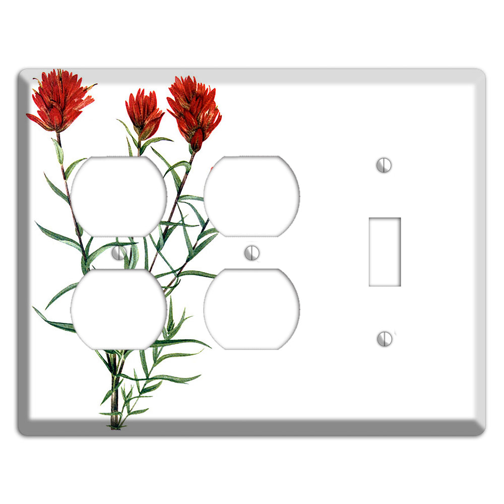 Castilleja Linarifolia 2 Duplex / Toggle Wallplate