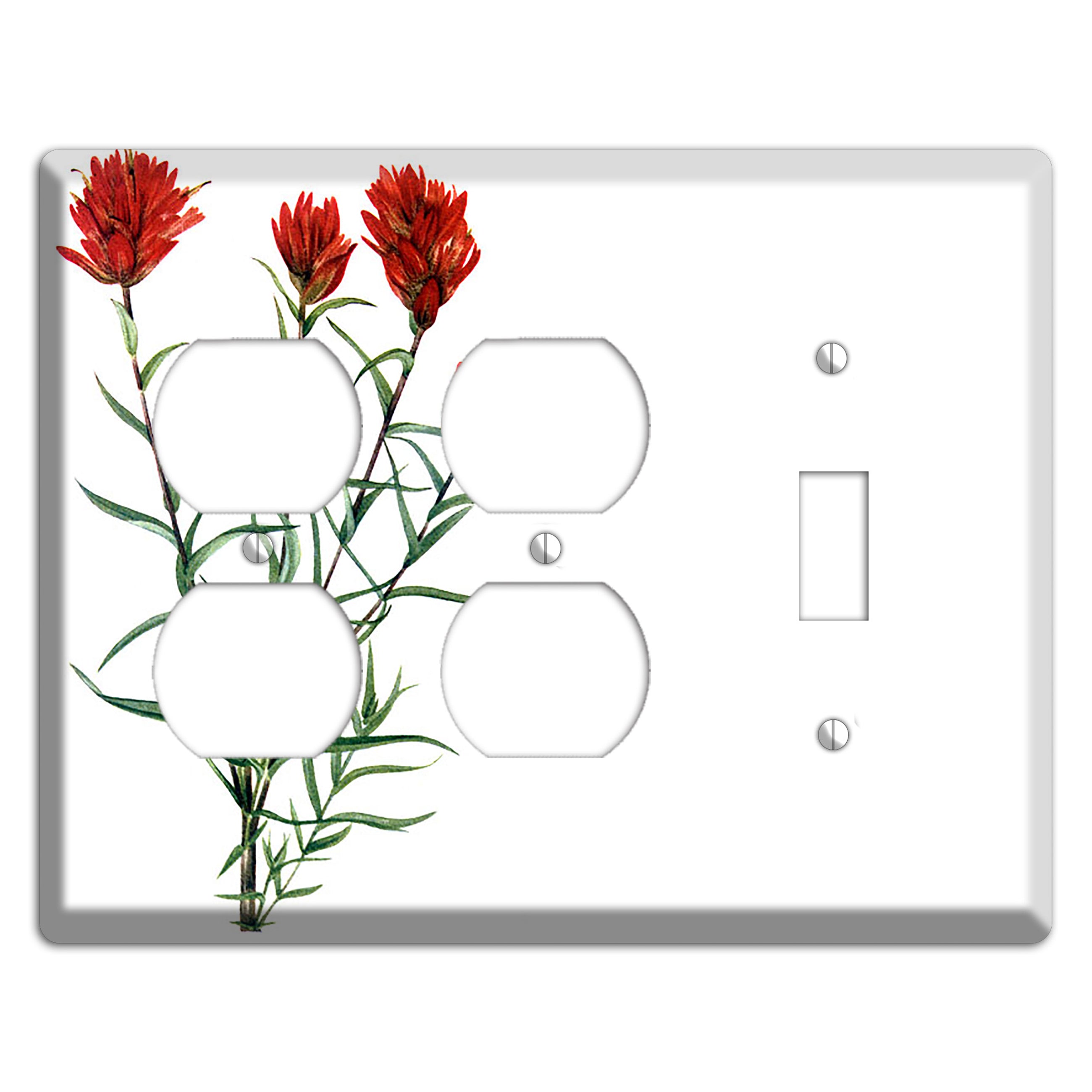 Castilleja Linarifolia 2 Duplex / Toggle Wallplate