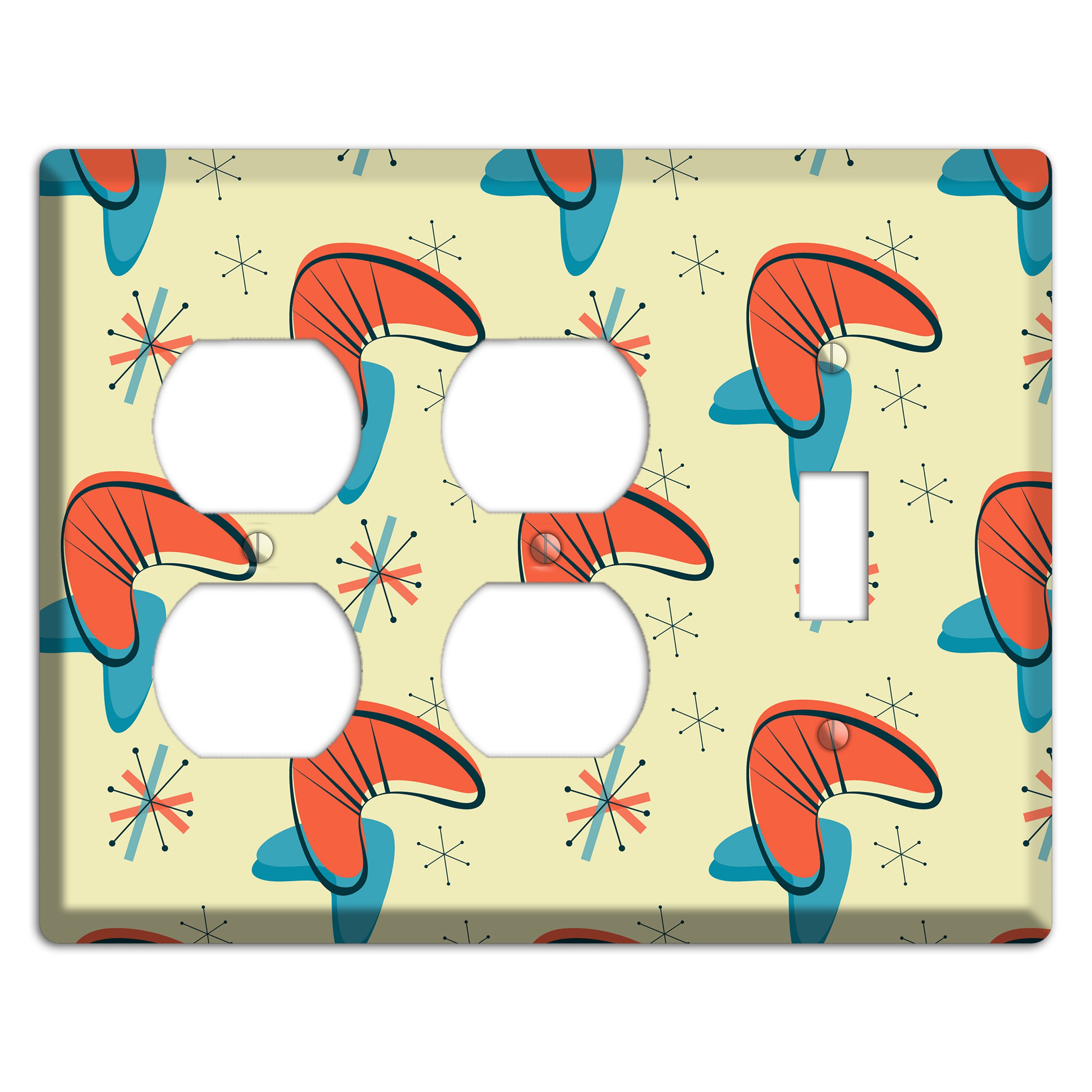 Atomic Boomerang 2 Duplex / Toggle Wallplate
