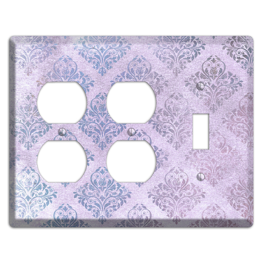 Logan Whimsical Damask 2 Duplex / Toggle Wallplate