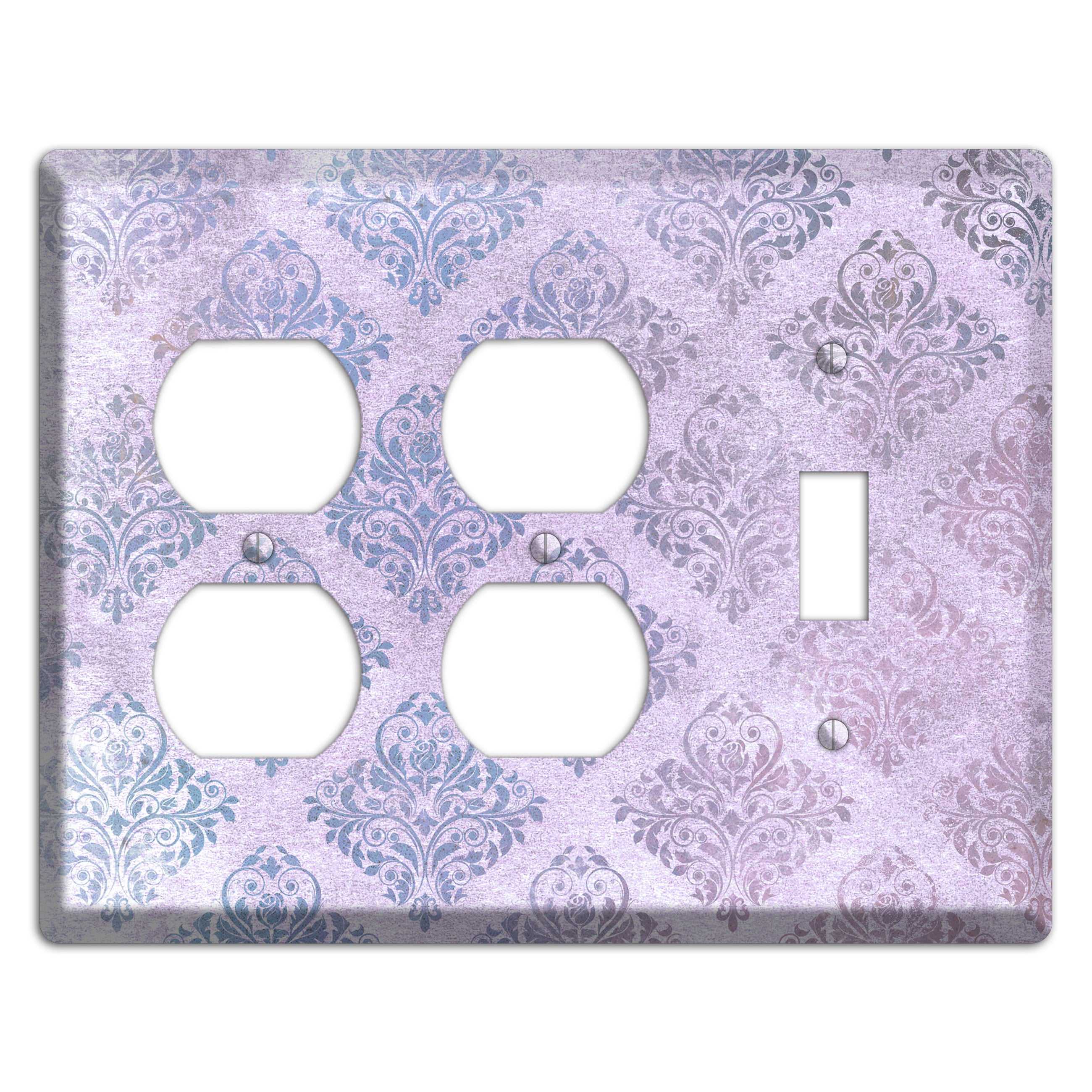 Logan Whimsical Damask 2 Duplex / Toggle Wallplate