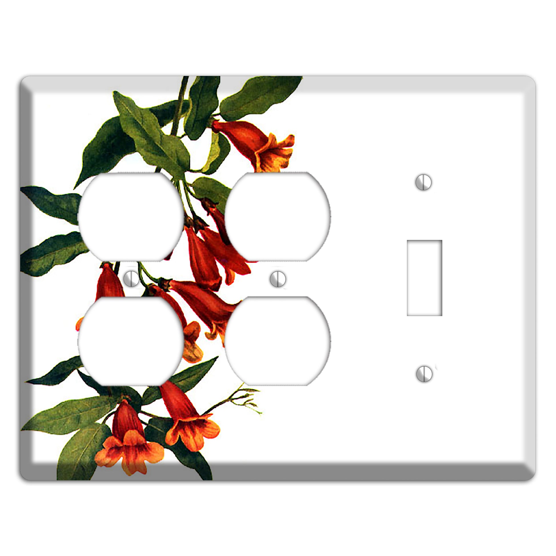 Bigonia Capreolata 2 Duplex / Toggle Wallplate