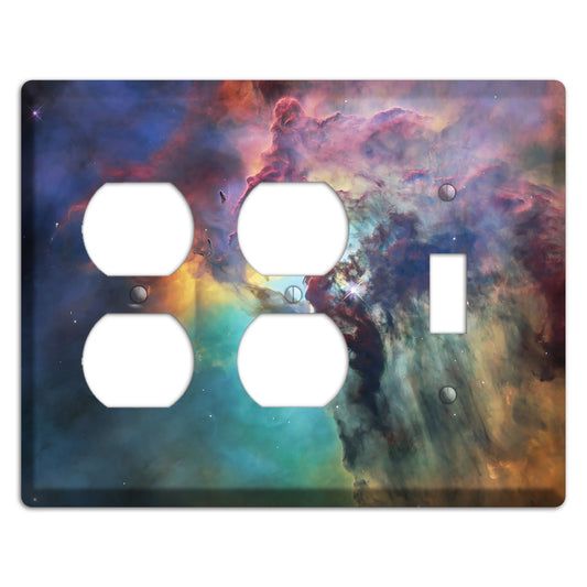 Lagoon Nebula 2 Duplex / Toggle Wallplate