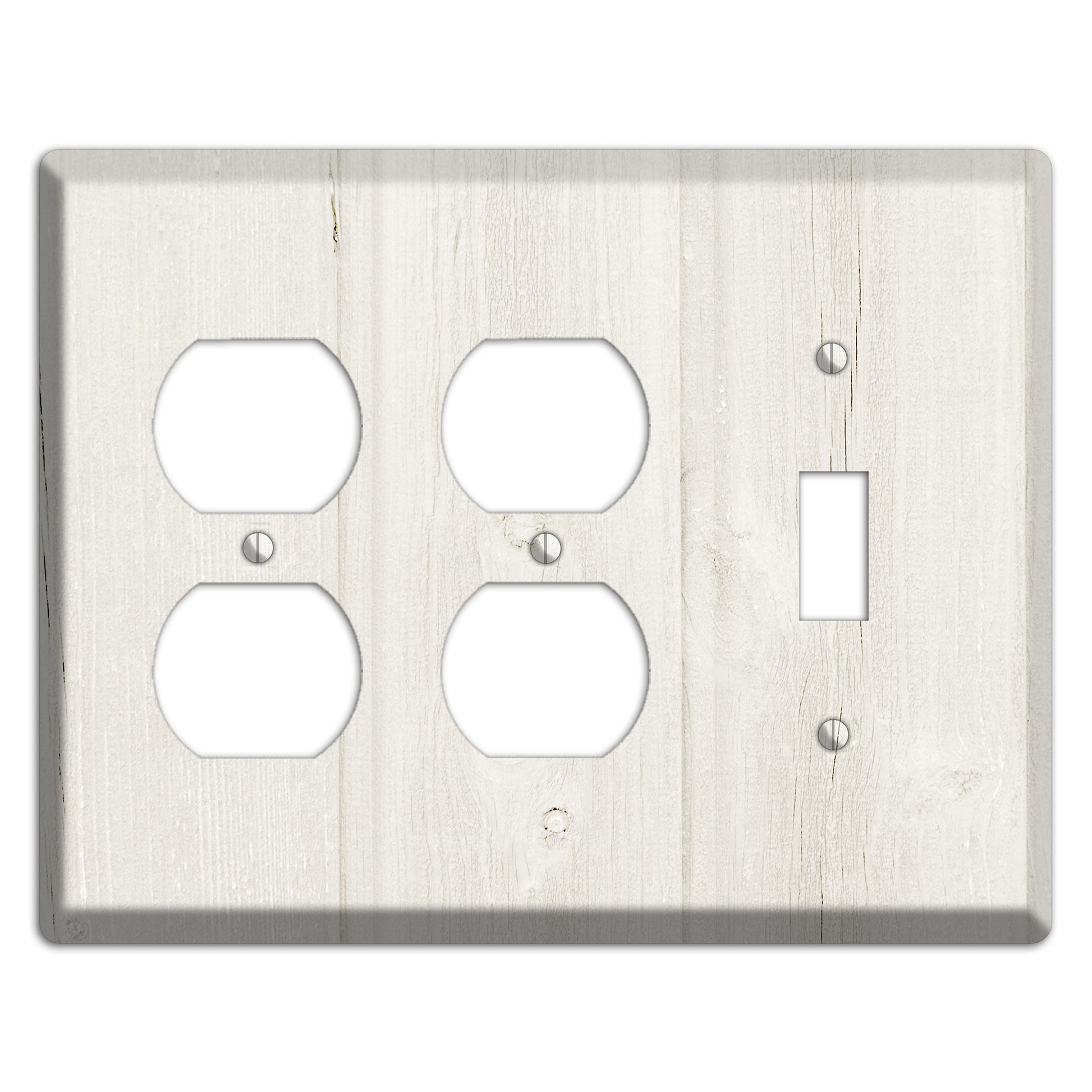 Spring Wood Antique 2 Duplex / Toggle Wallplate