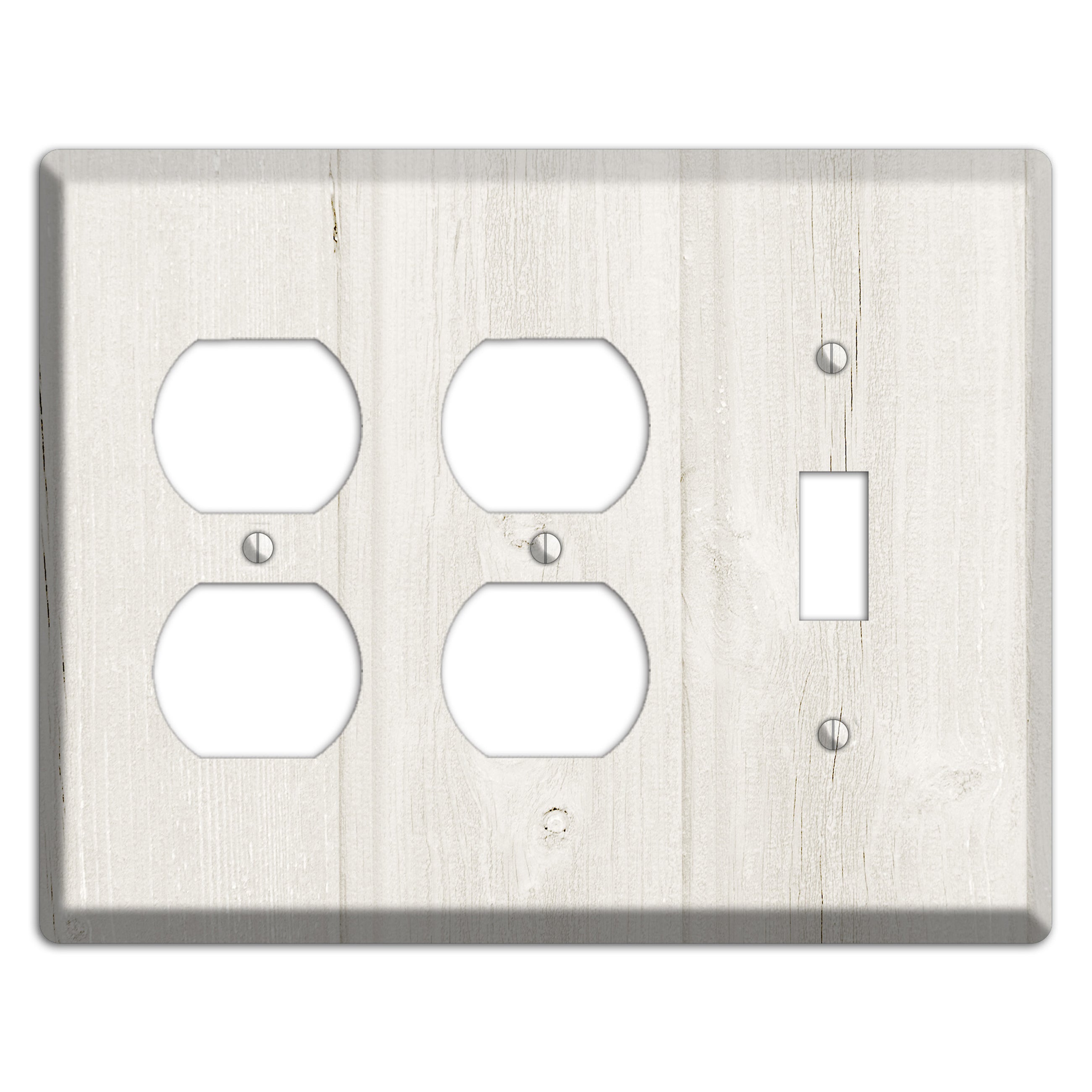Spring Wood Antique 2 Duplex / Toggle Wallplate