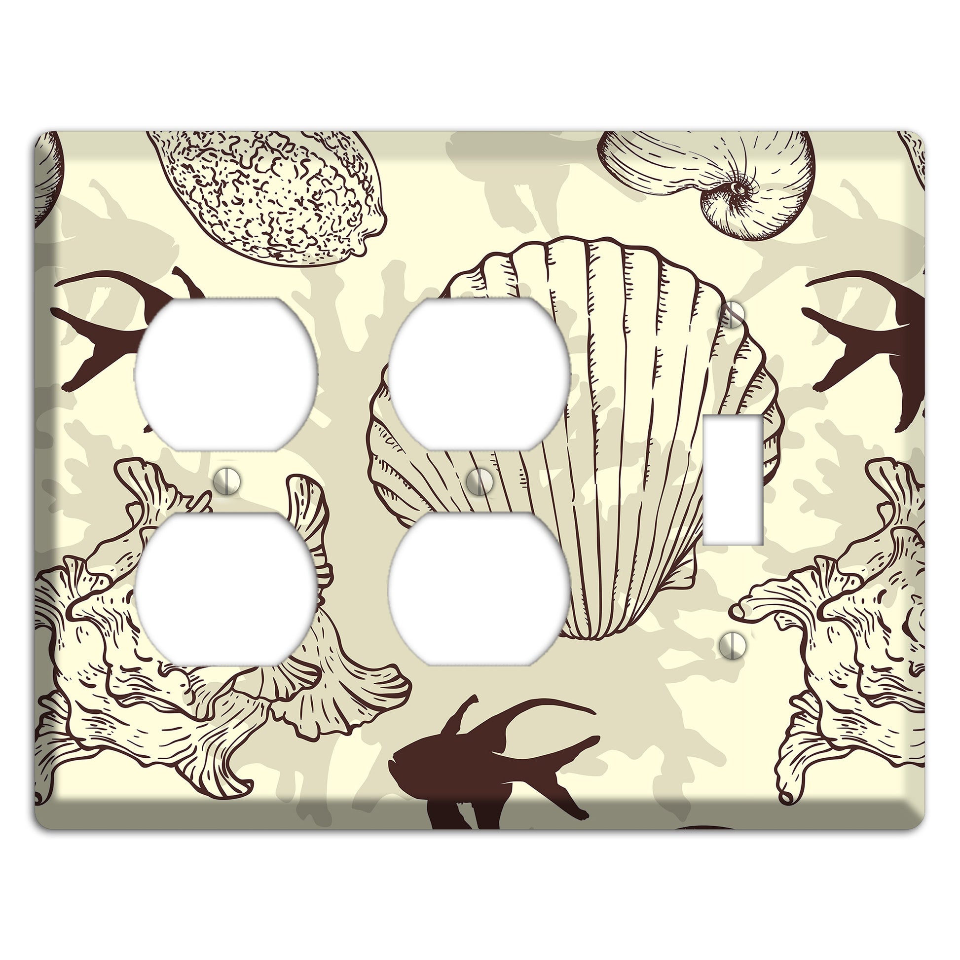 Shells 4 2 Duplex / Toggle Wallplate