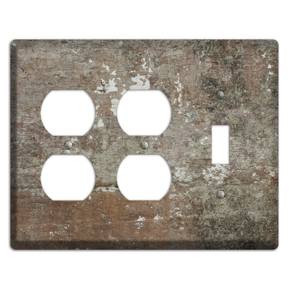 Old Concrete 11 2 Duplex / Toggle Wallplate