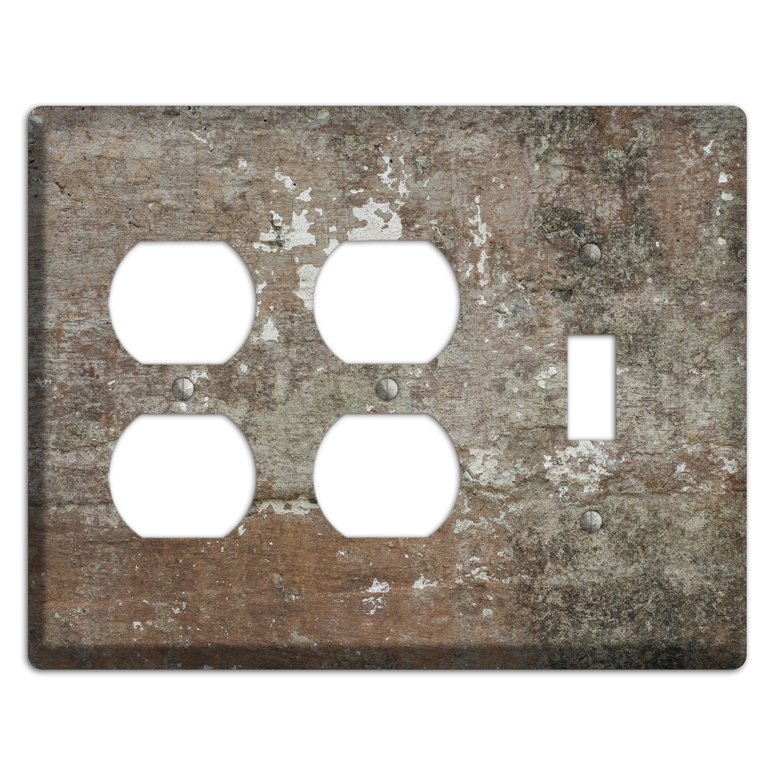 Old Concrete 11 2 Duplex / Toggle Wallplate
