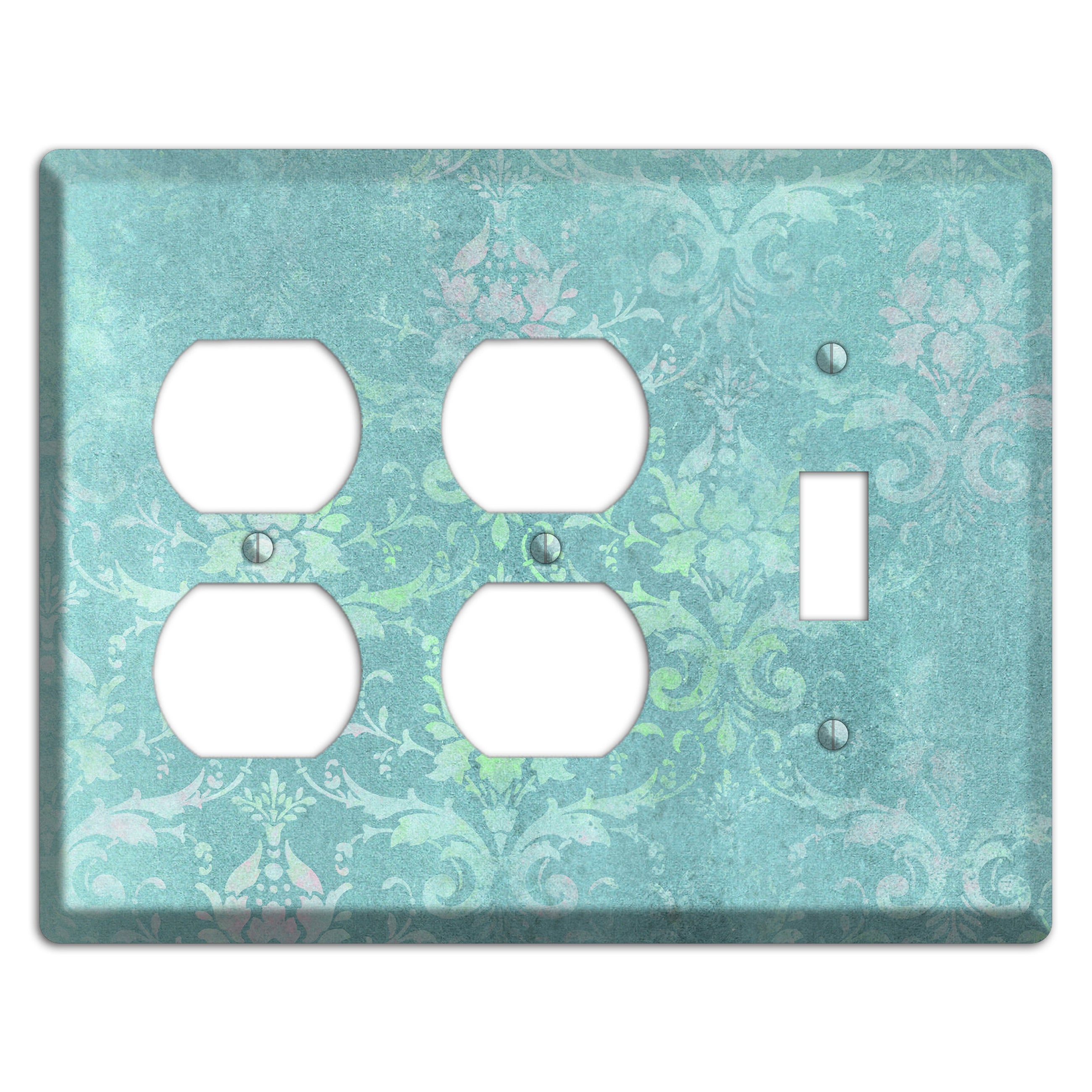Logan Whimsical Damask 2 Duplex / Toggle Wallplate