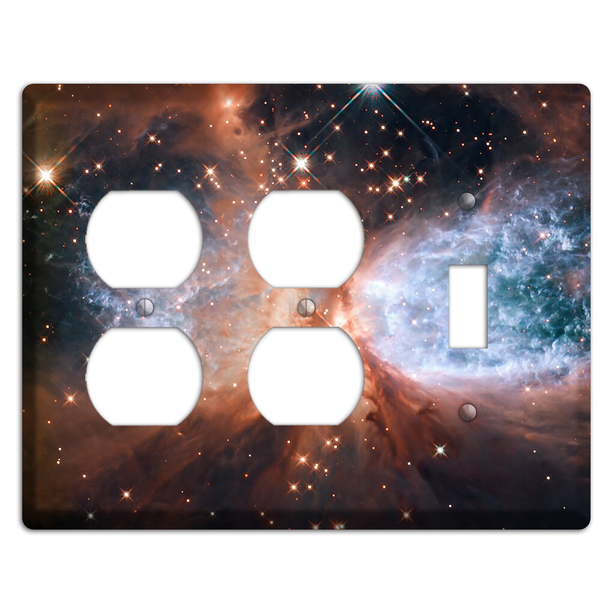 star-forming 2 Duplex / Toggle Wallplate