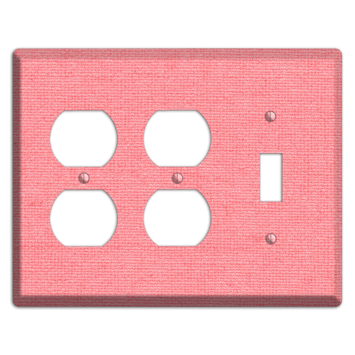 Sweet Pink Soft Coral 2 Duplex / Toggle Wallplate
