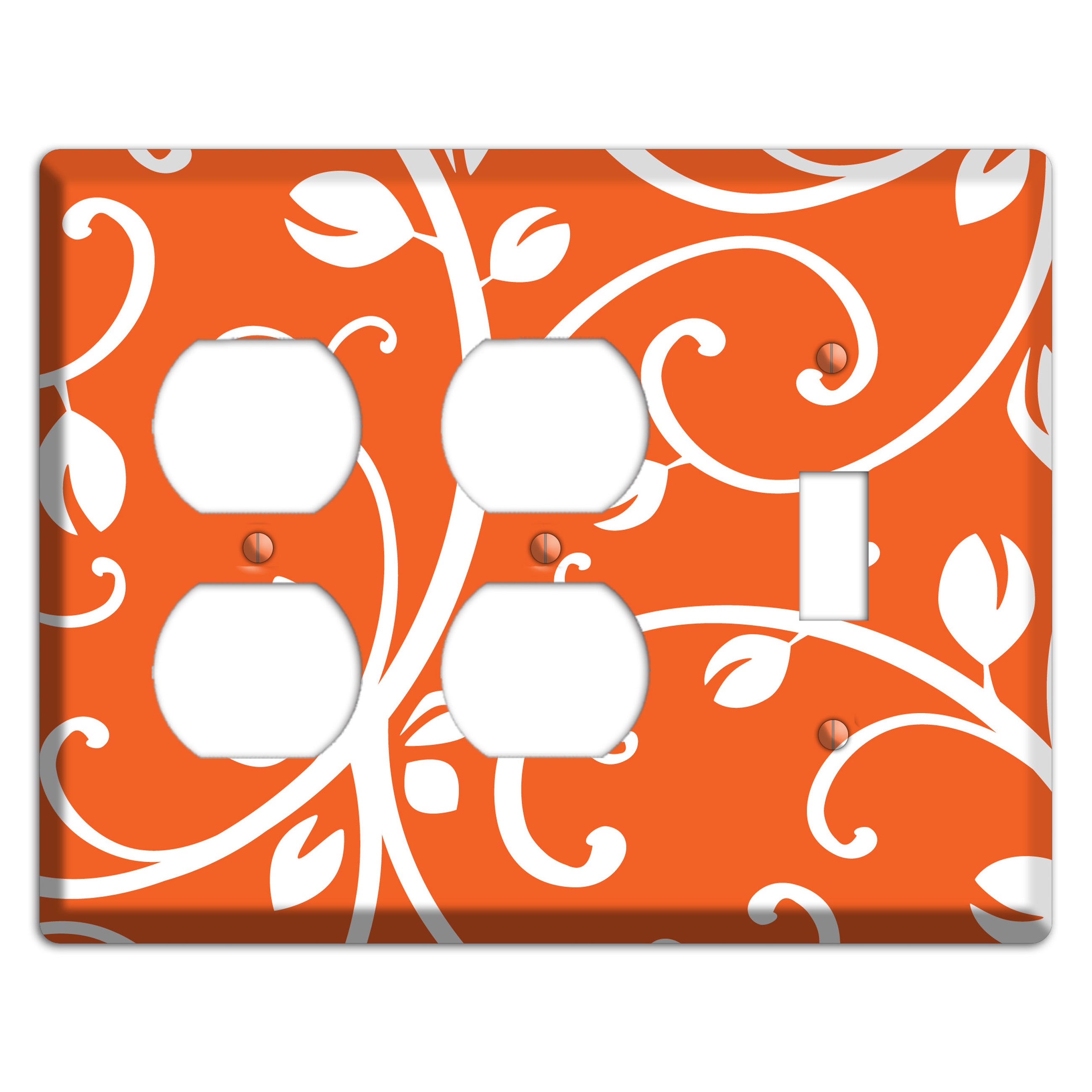 Red Bud Sprig 2 Duplex / Toggle Wallplate