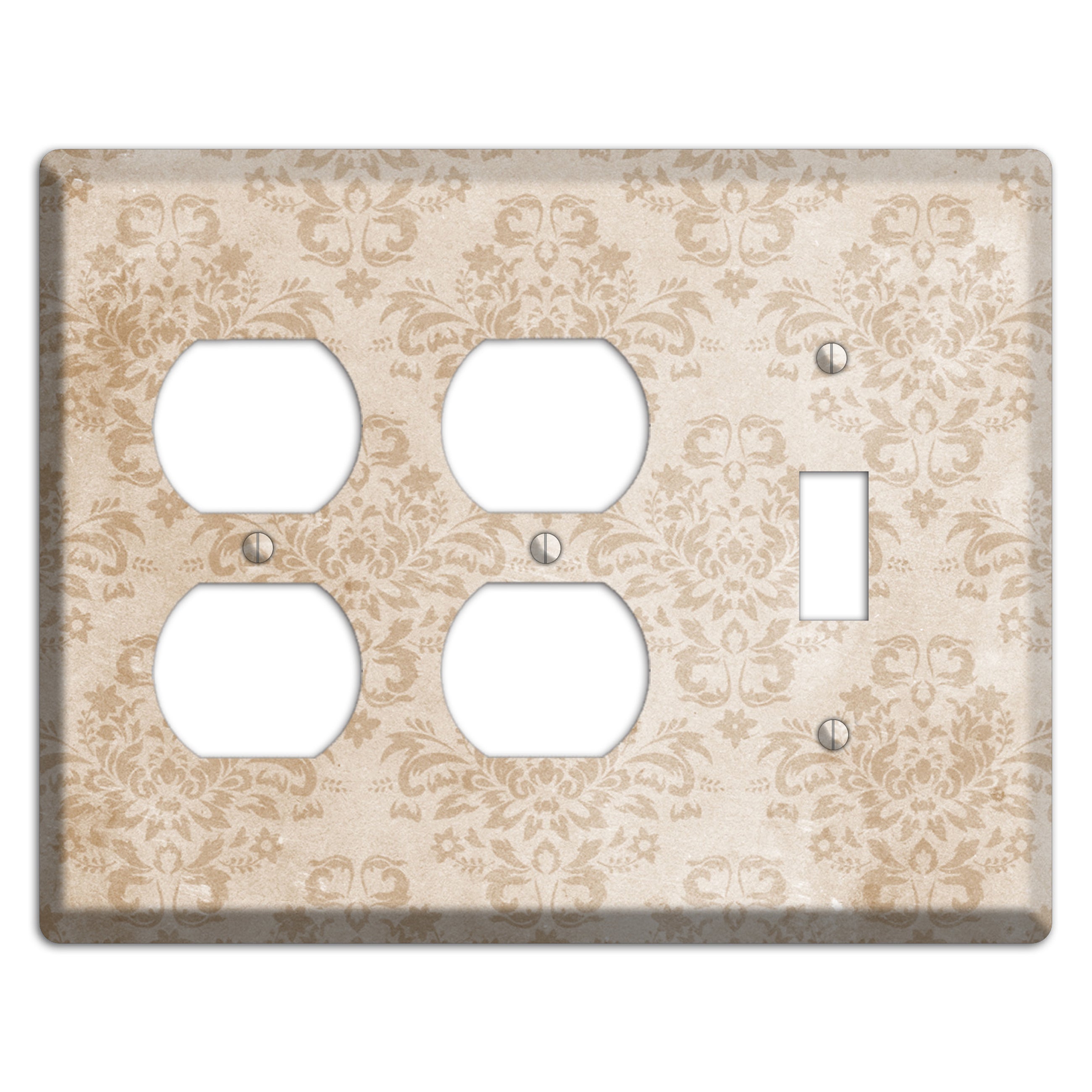 Bizarre Neutral Texture 2 Duplex / Toggle Wallplate