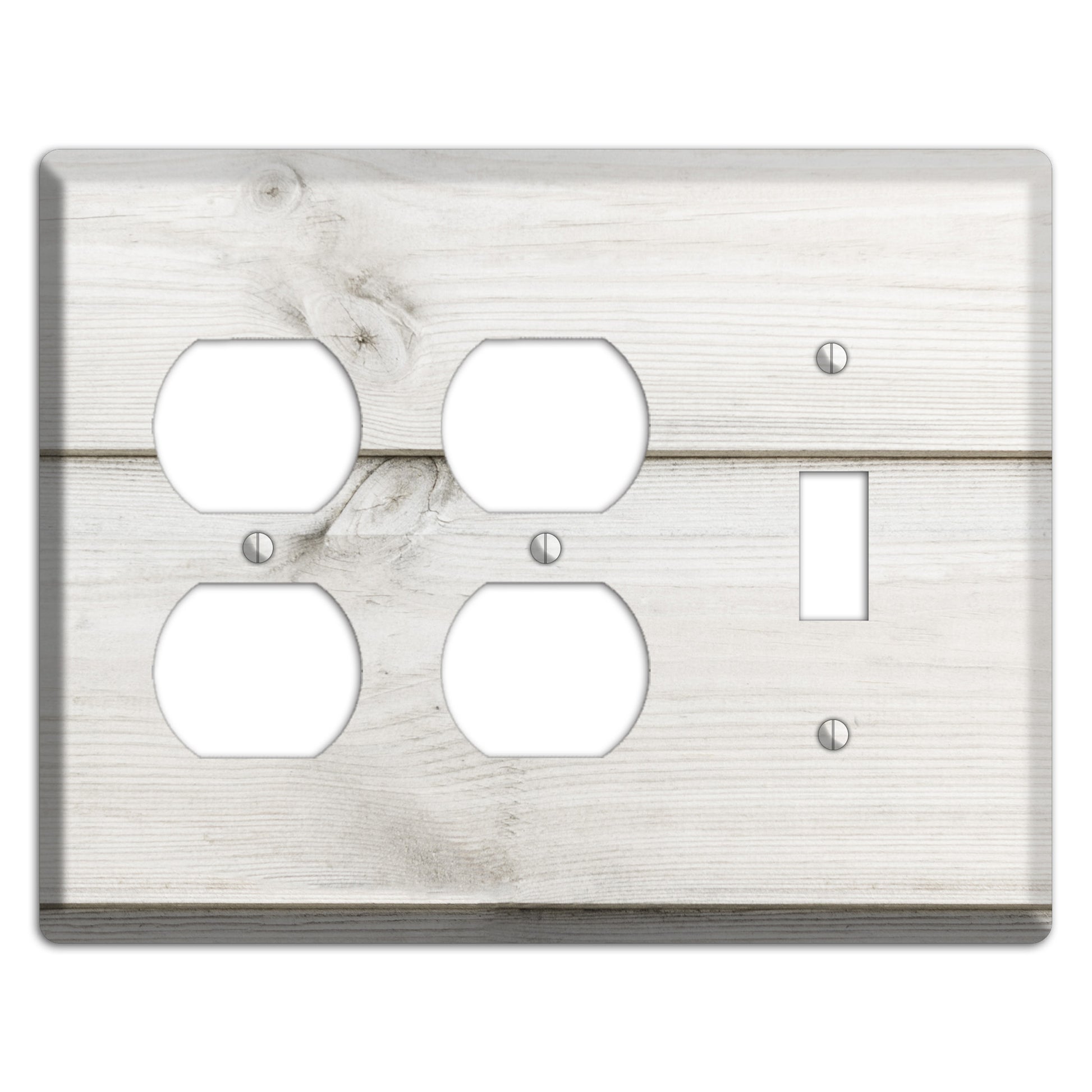 Timberwolf Antique 2 Duplex / Toggle Wallplate