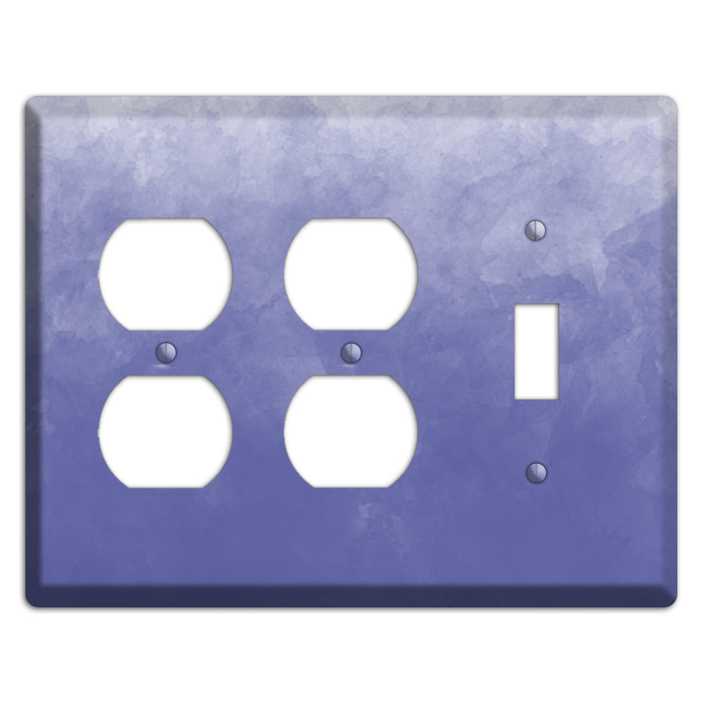 Blue Ombre 2 Duplex / Toggle Wallplate