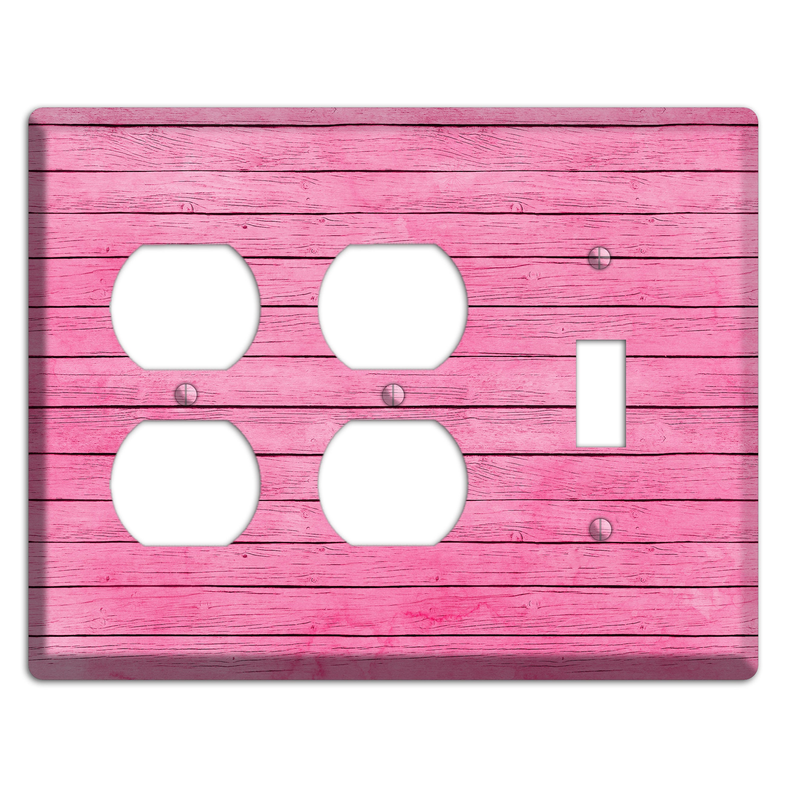 Carissma Pink Texture 2 Duplex / Toggle Wallplate