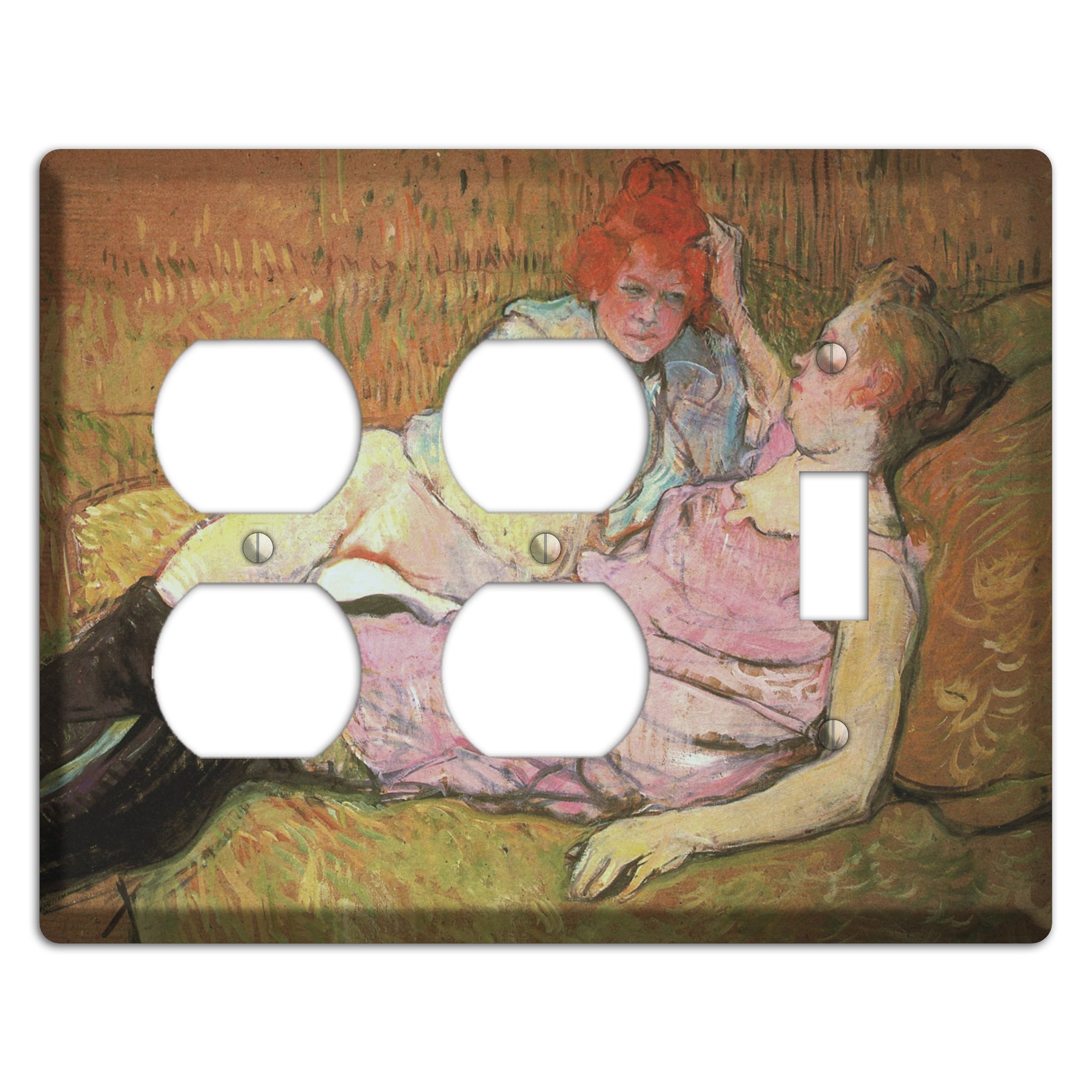 Toulouse-Lautrec 2 2 Duplex / Toggle Wallplate