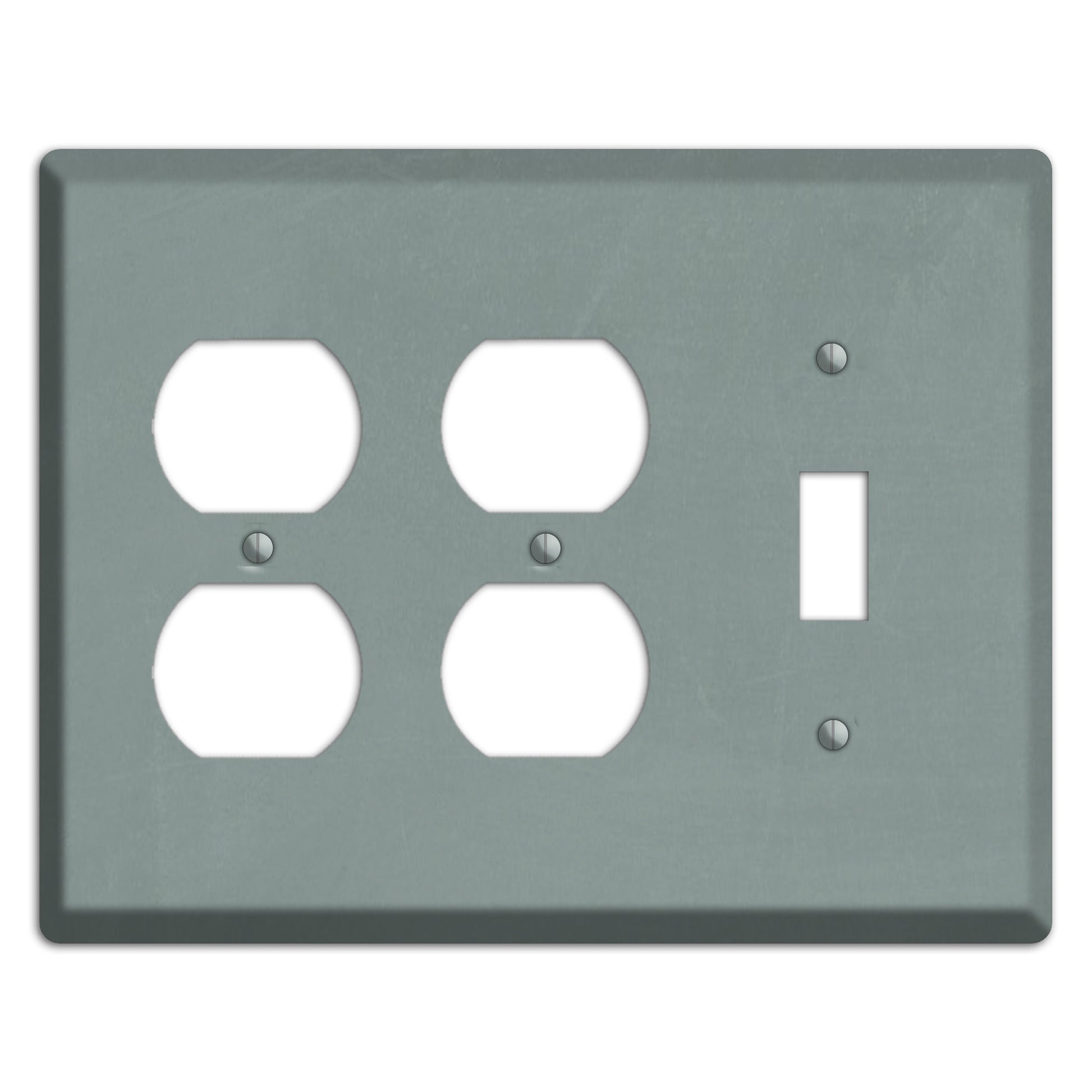 Chalk Faded Gree 2 Duplex / Toggle Wallplate