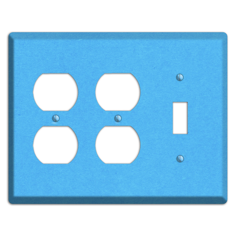 Maya Blue Kraft 2 Duplex / Toggle Wallplate