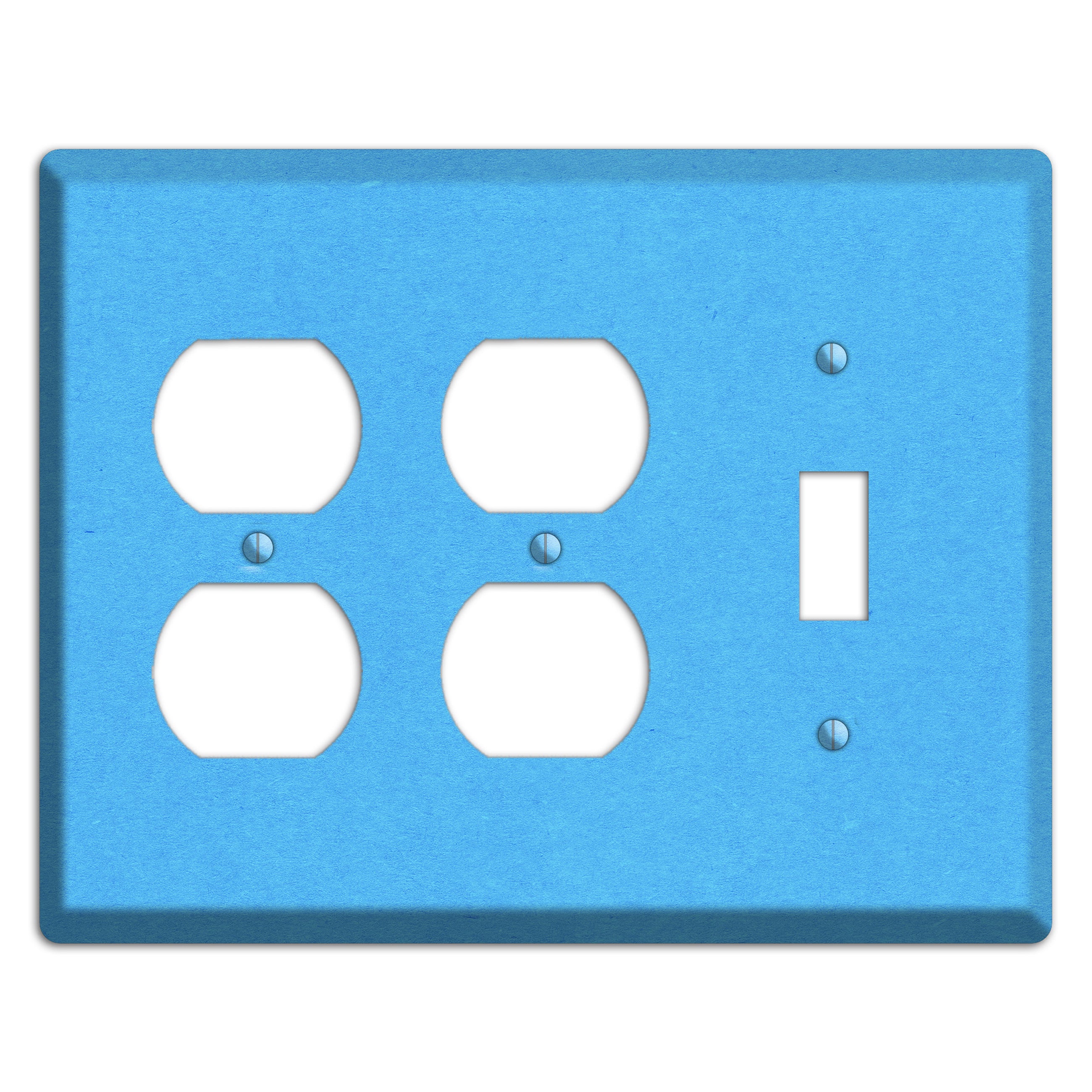 Maya Blue Kraft 2 Duplex / Toggle Wallplate
