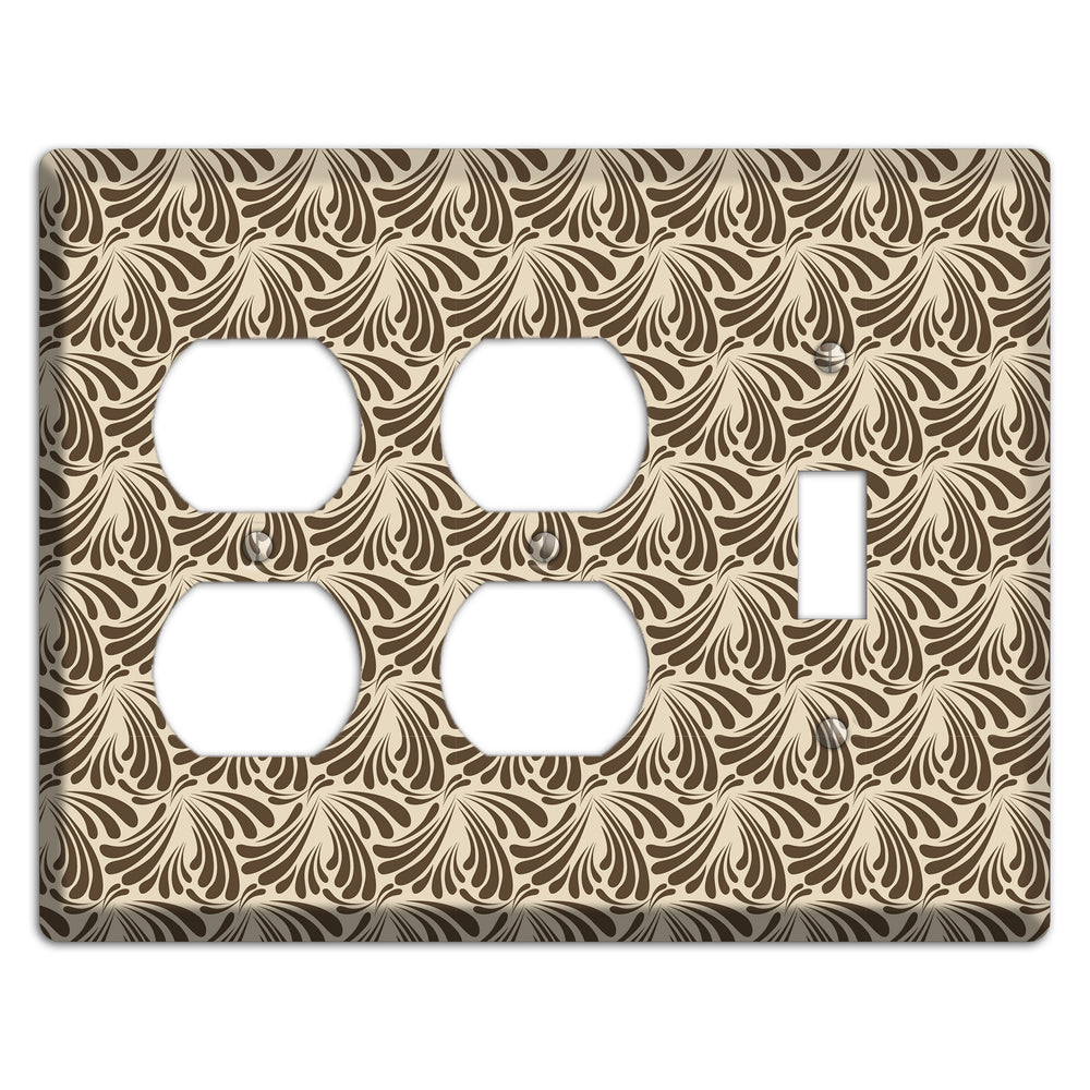 Nouveau Tear Drop 2 Duplex / Toggle Wallplate