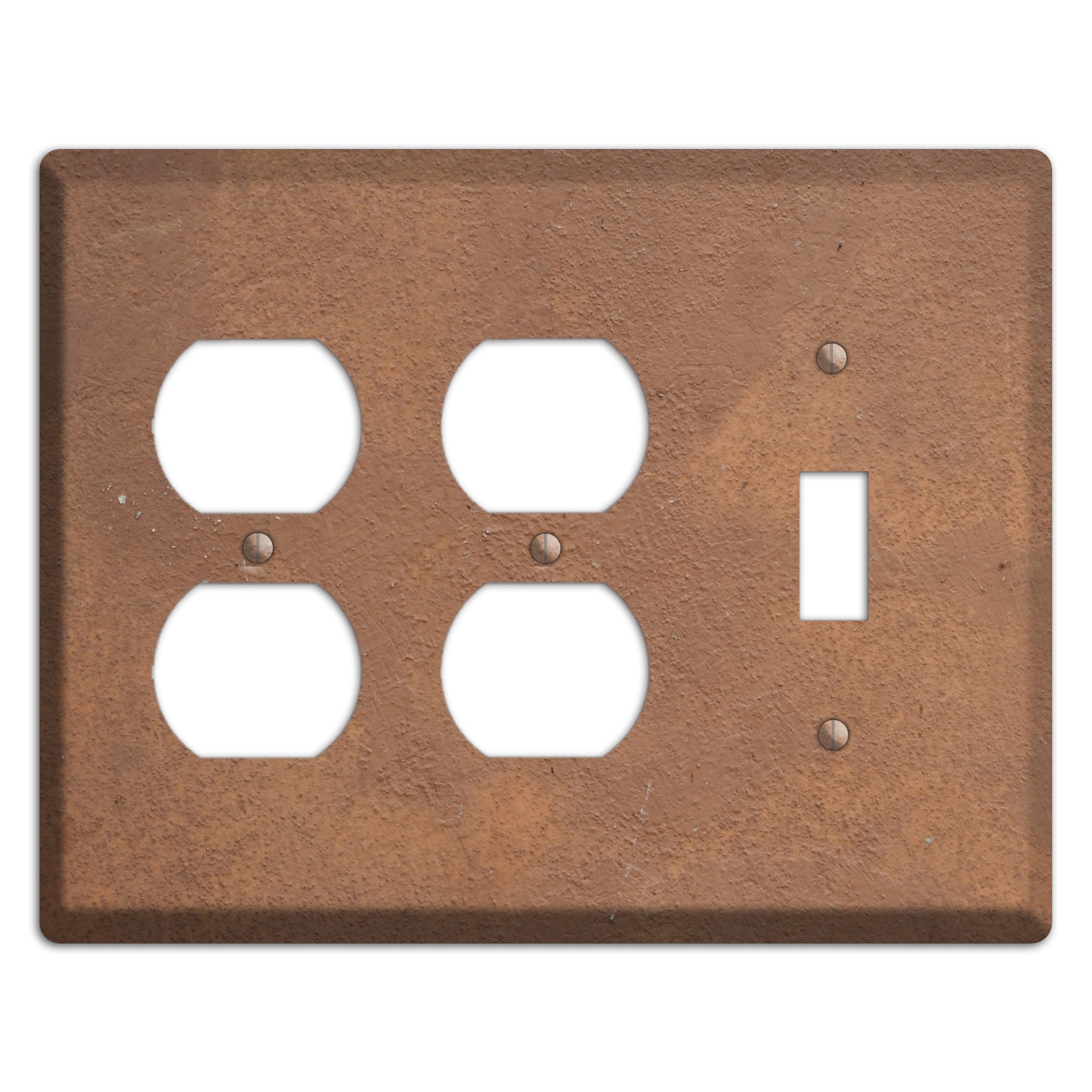 Brown Concrete 2 Duplex / Toggle Wallplate