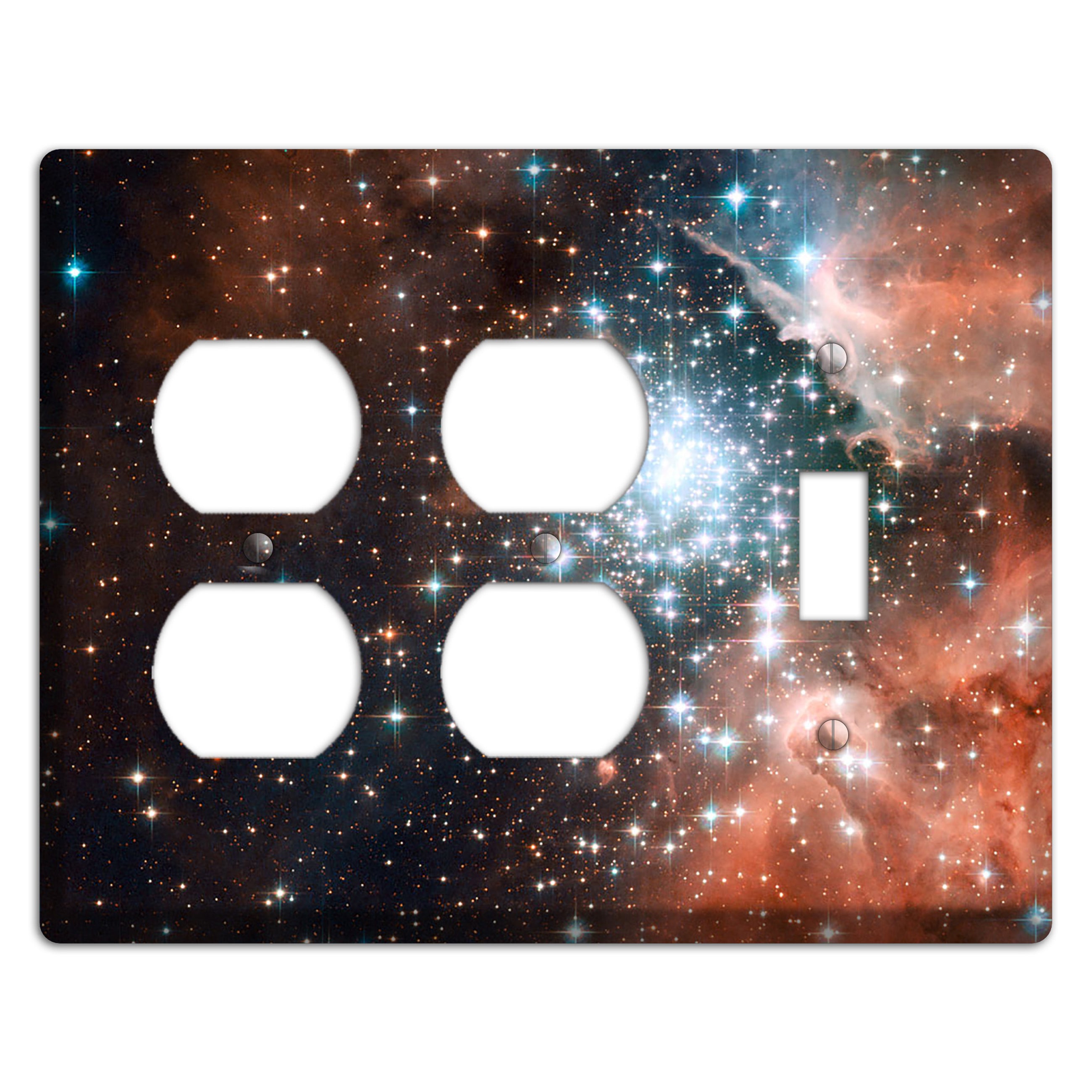 star cluster bursts 2 Duplex / Toggle Wallplate