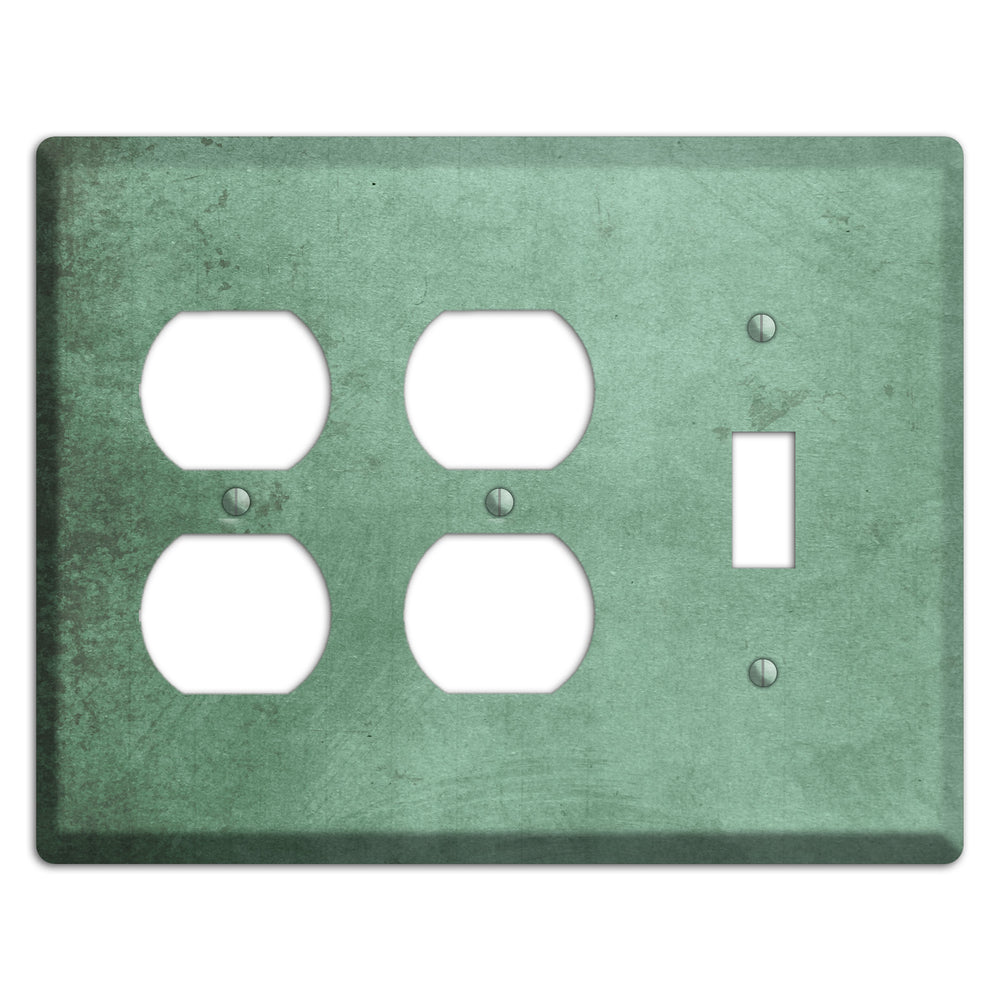 Bay Leaf Vintage Grunge 2 Duplex / Toggle Wallplate