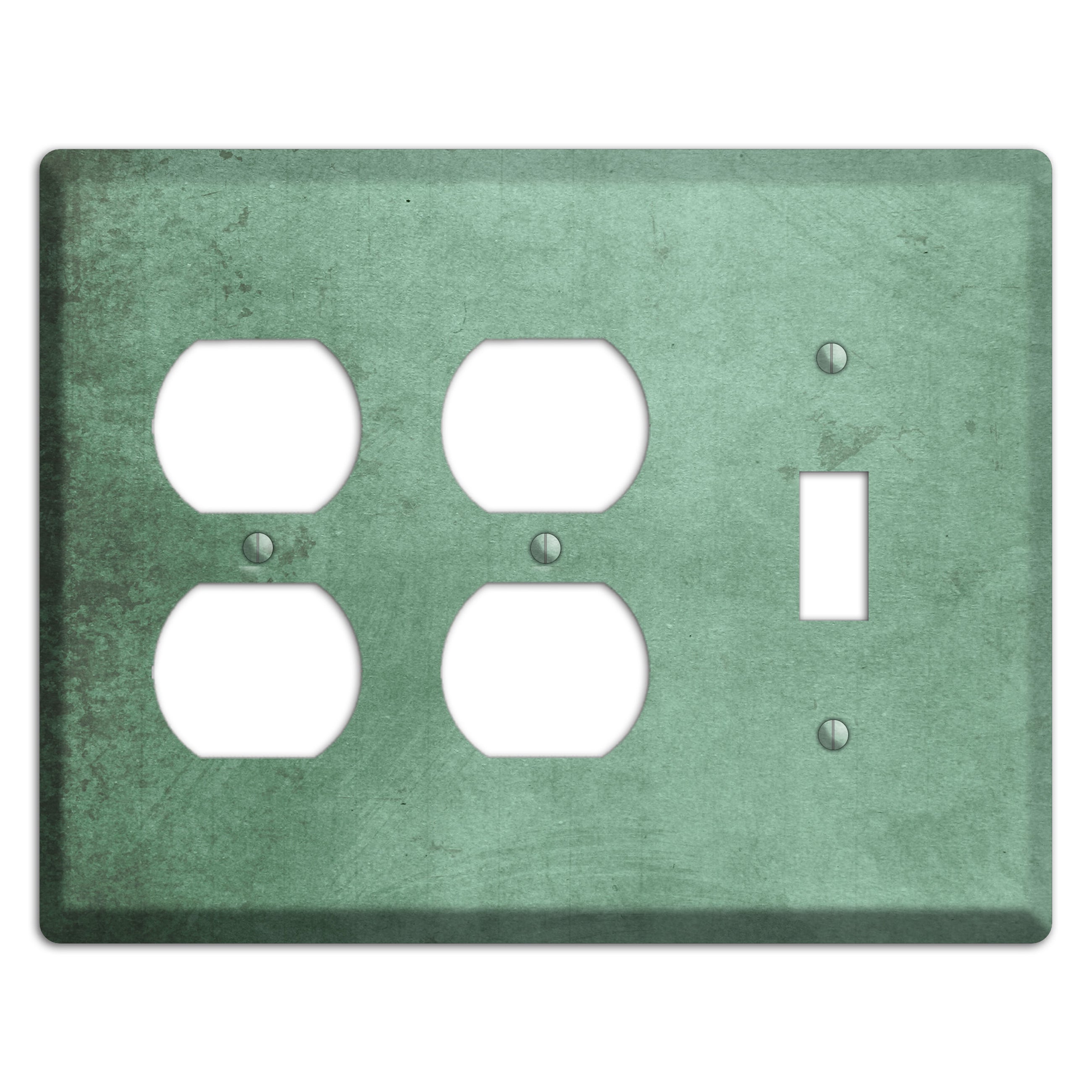 Bay Leaf Vintage Grunge 2 Duplex / Toggle Wallplate