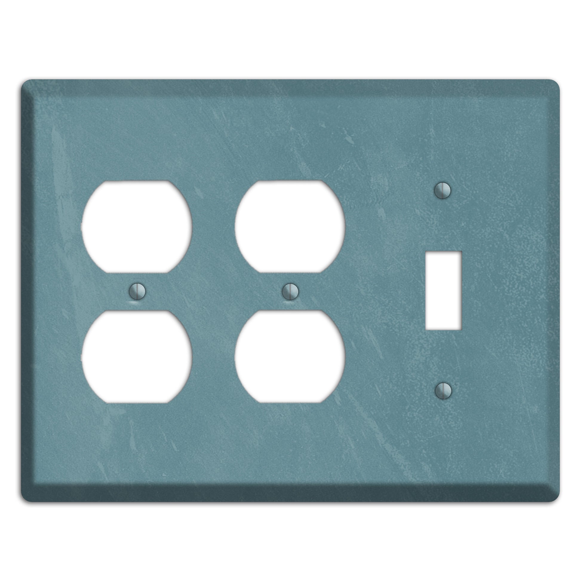 Chalk Teal 2 Duplex / Toggle Wallplate