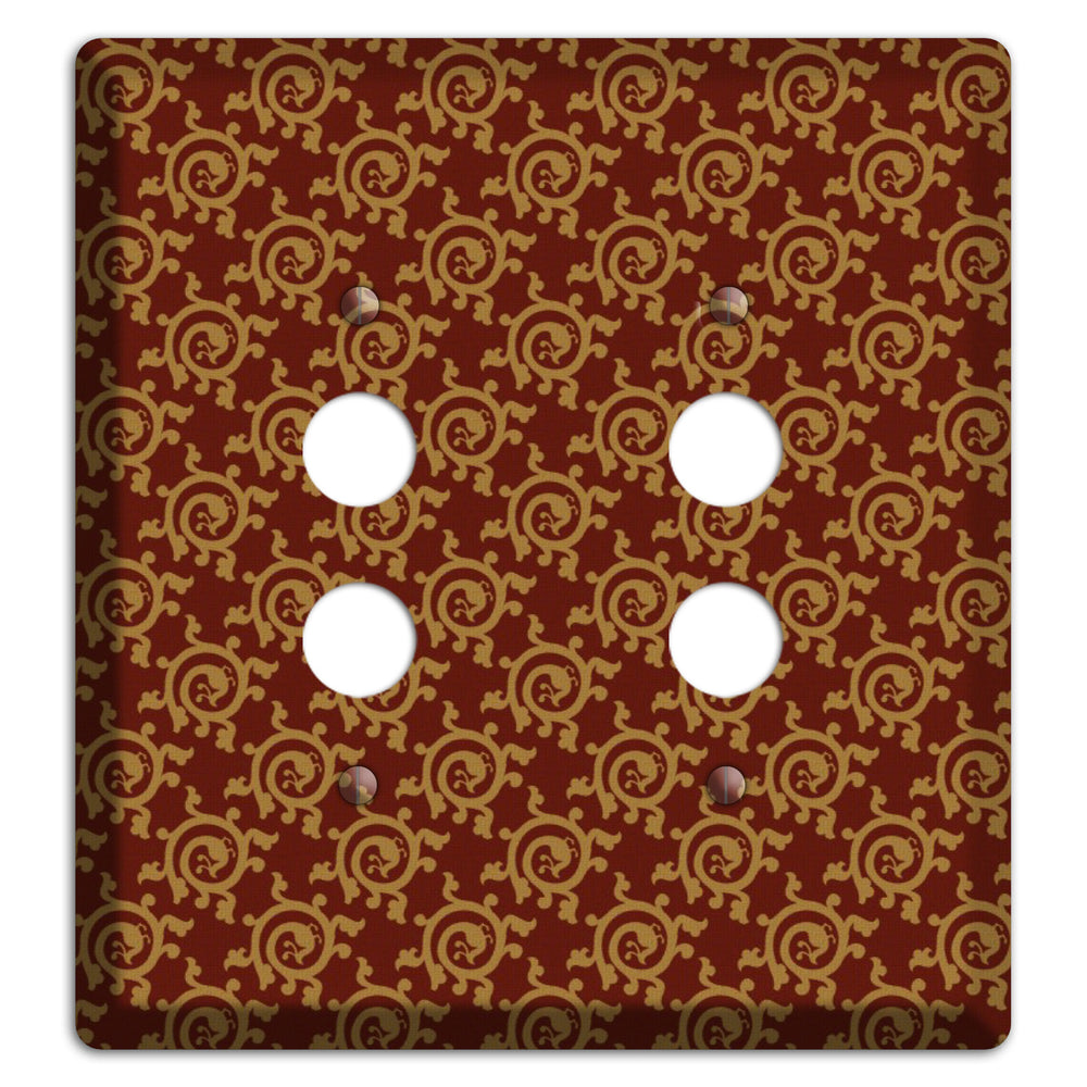 Asian Swirl Pattern 2 Pushbutton Wallplate