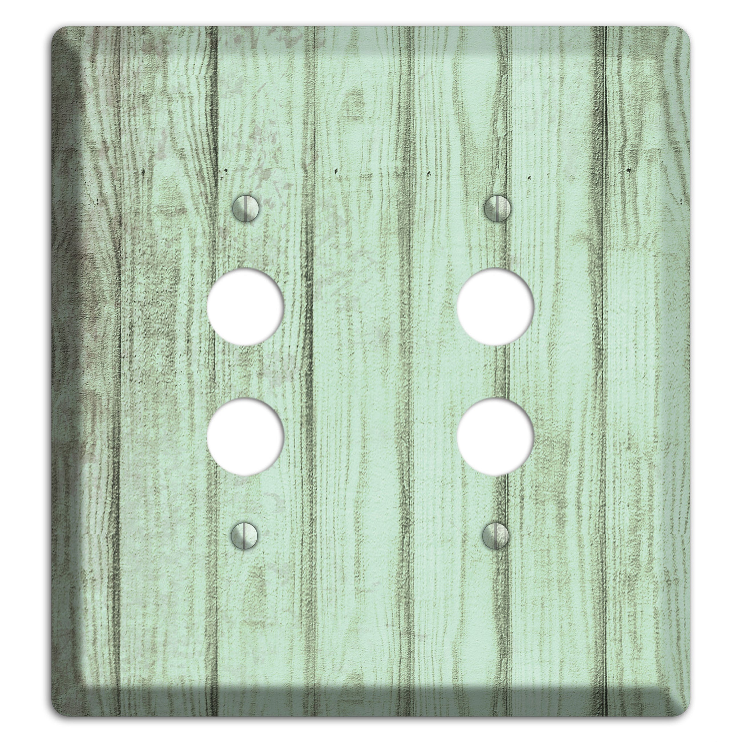 Norway Weathered Wood 2 Pushbutton Wallplate