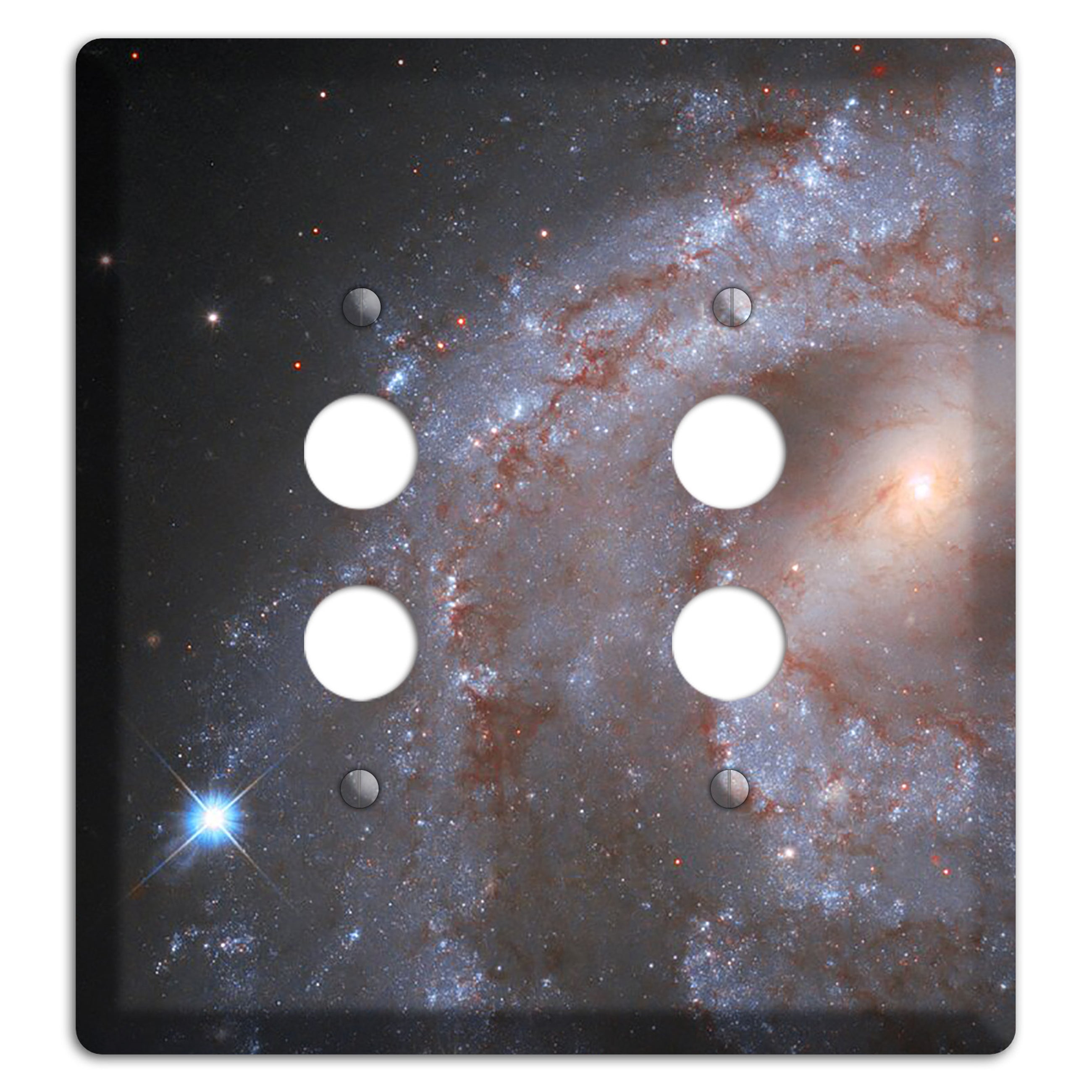 Galaxy NGC 2525 2 Pushbutton Wallplate