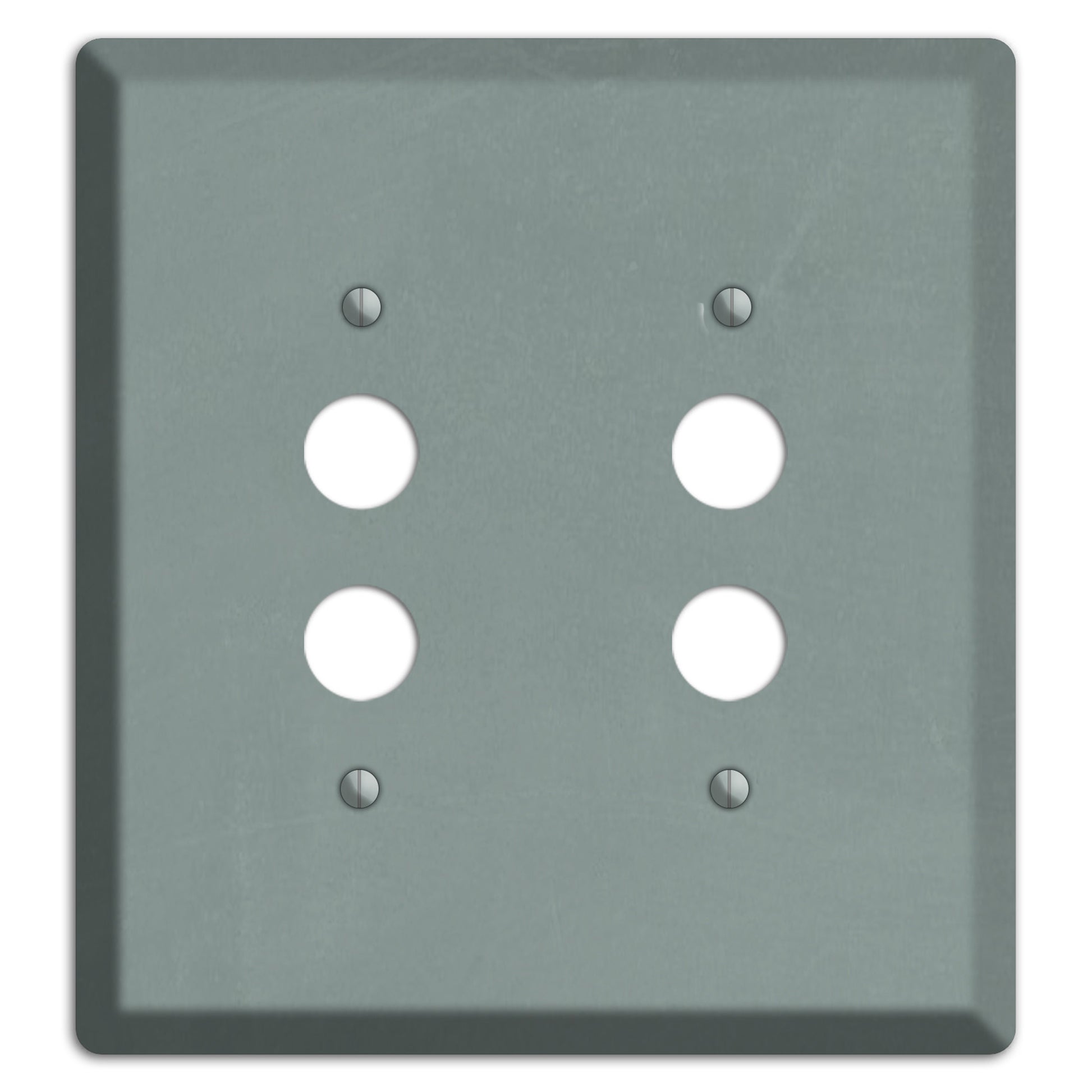 Chalk Faded Gree 2 Pushbutton Wallplate