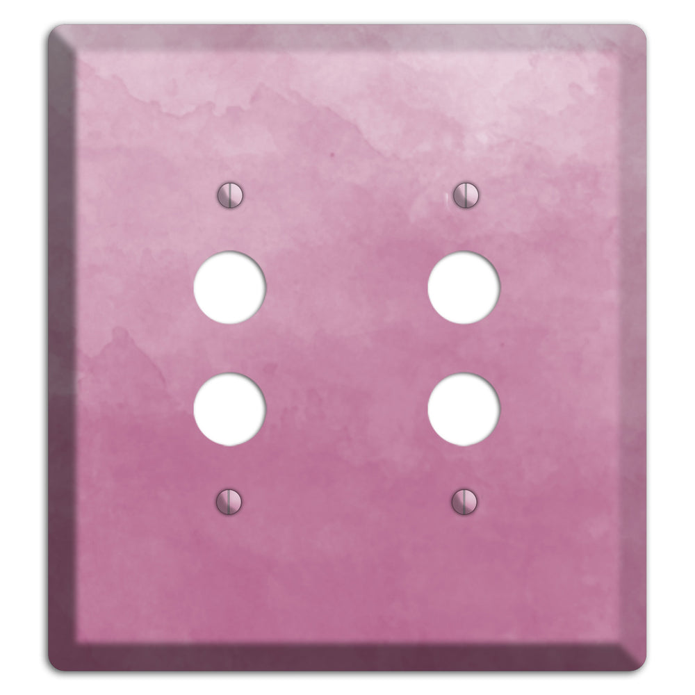 Purple Ombre 2 Pushbutton Wallplate