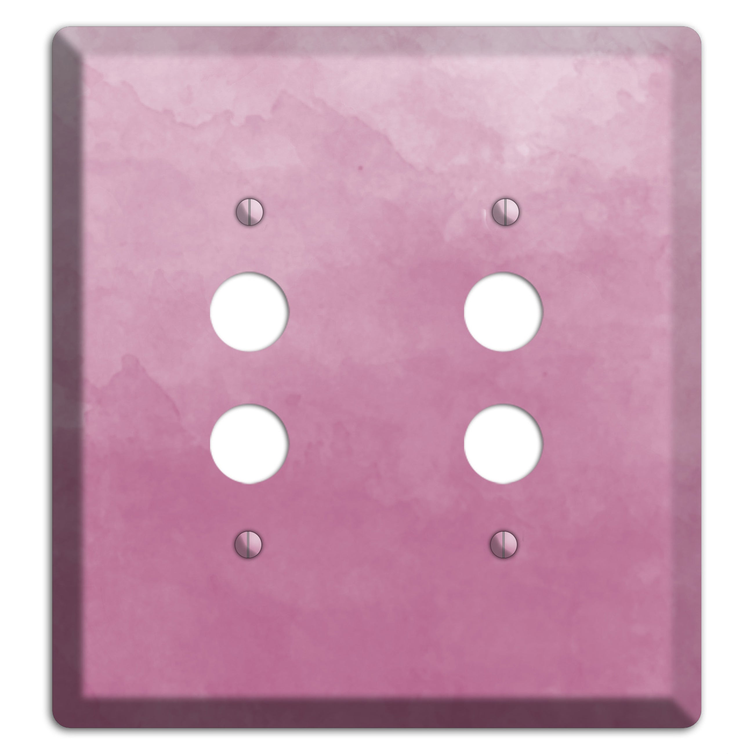 Purple Ombre 2 Pushbutton Wallplate