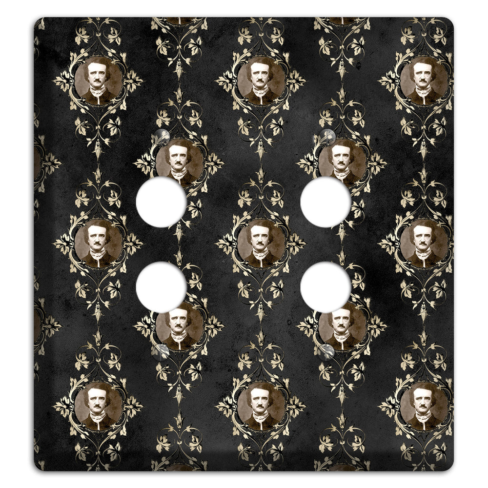 Edgar Allen Poe Self Portrait 2 Pushbutton Wallplate