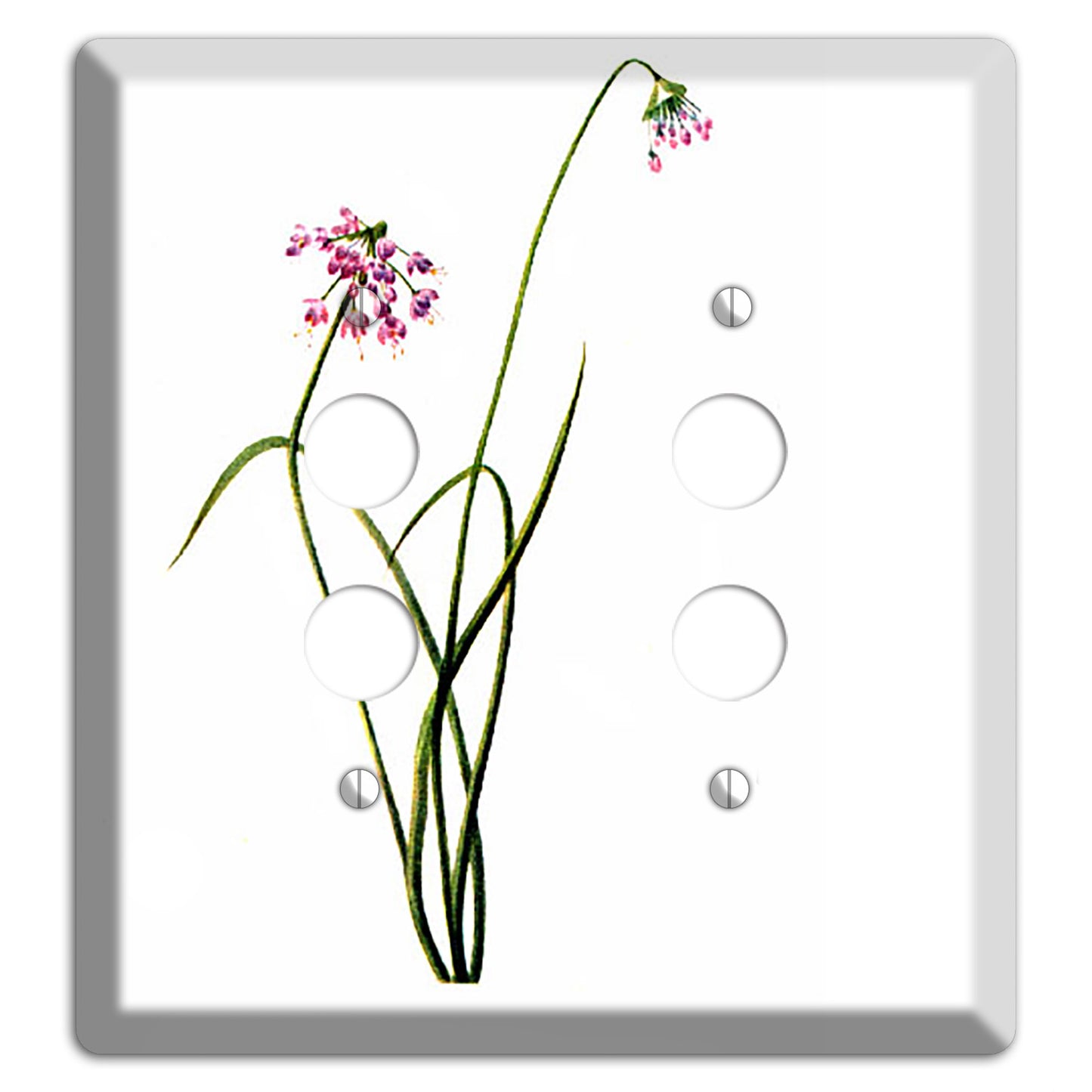 Allium Cernum 2 Pushbutton Wallplate