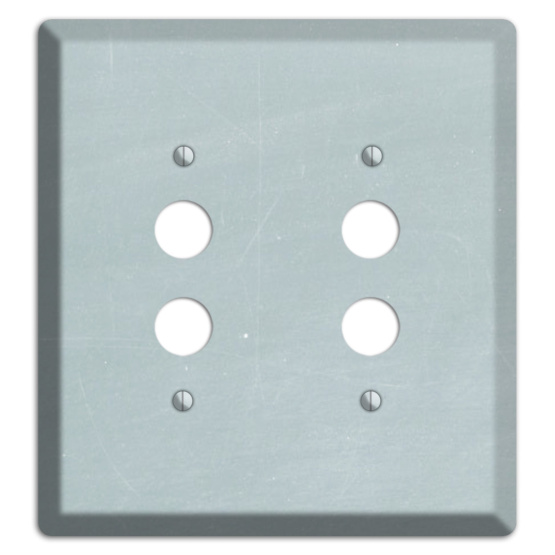 Chalk Light Blue 2 Pushbutton Wallplate