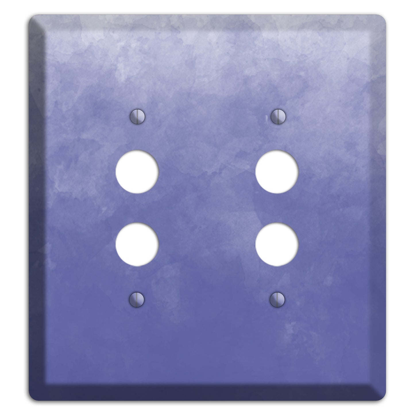 Blue Ombre 2 Pushbutton Wallplate