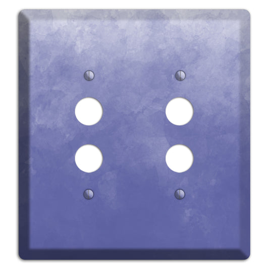 Blue Ombre 2 Pushbutton Wallplate