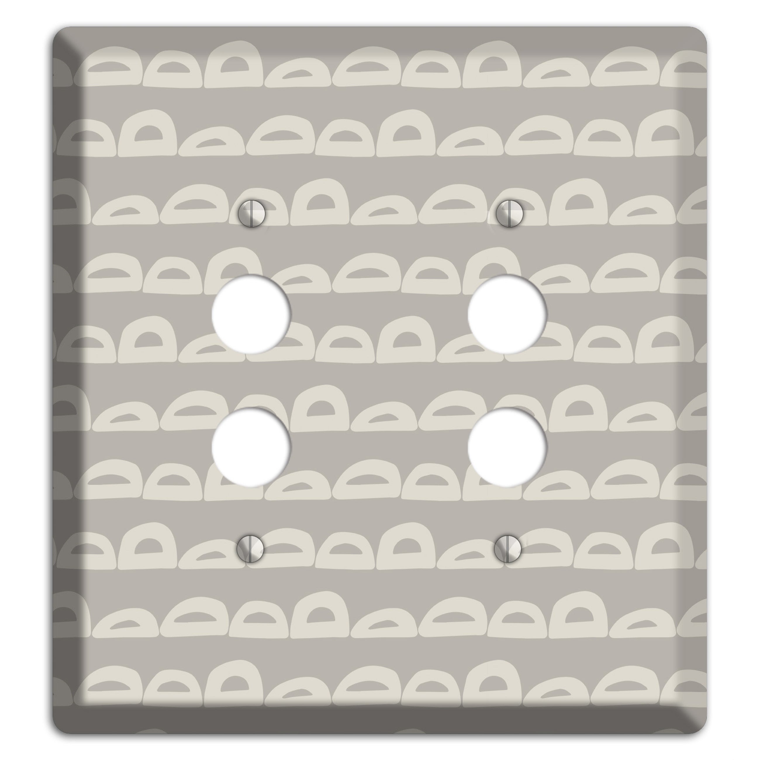 Logan Whimsical Damask 2 Pushbutton Wallplate