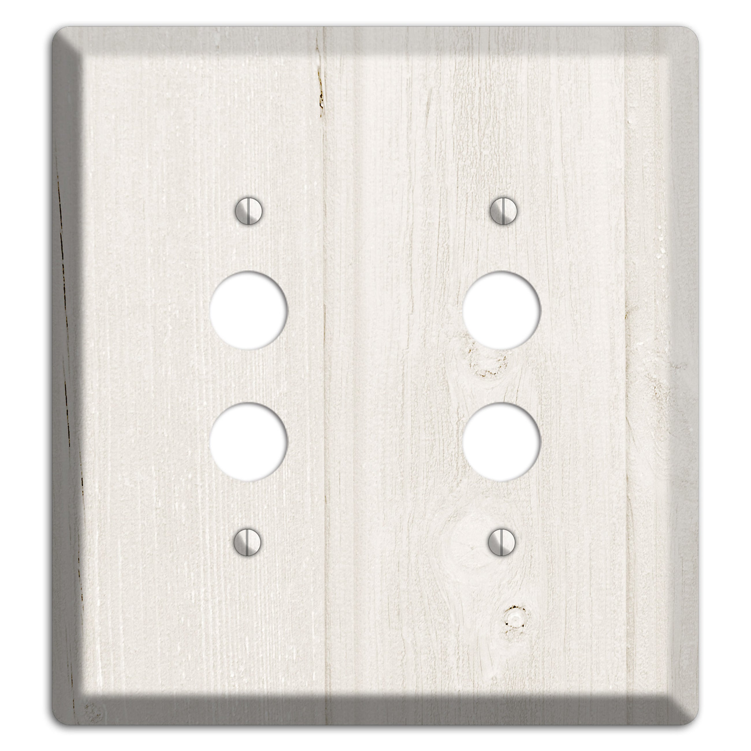 Spring Wood Antique 2 Pushbutton Wallplate