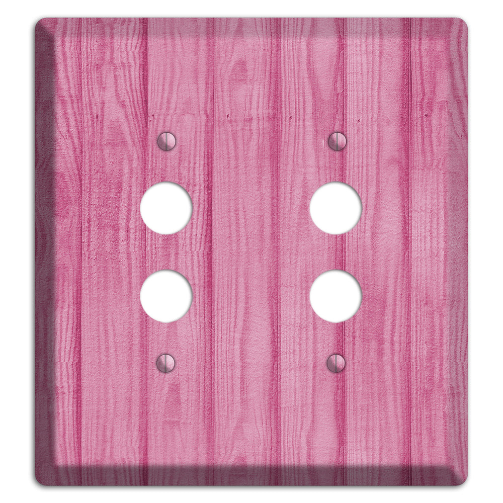 Can Can Pink Texture 2 Pushbutton Wallplate
