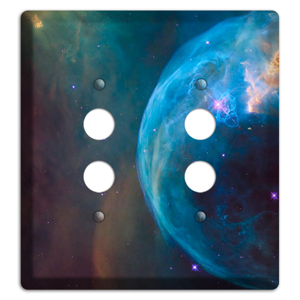 Bubble Nebula 2 Pushbutton Wallplate